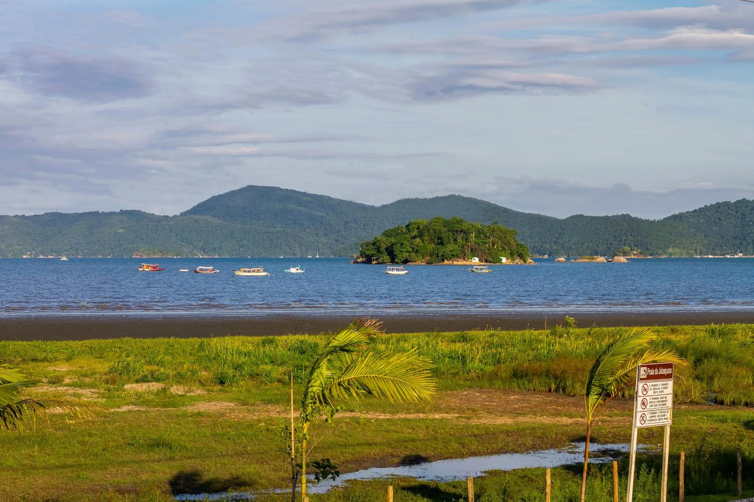 Natural landscape in Calamar Flats Paraty