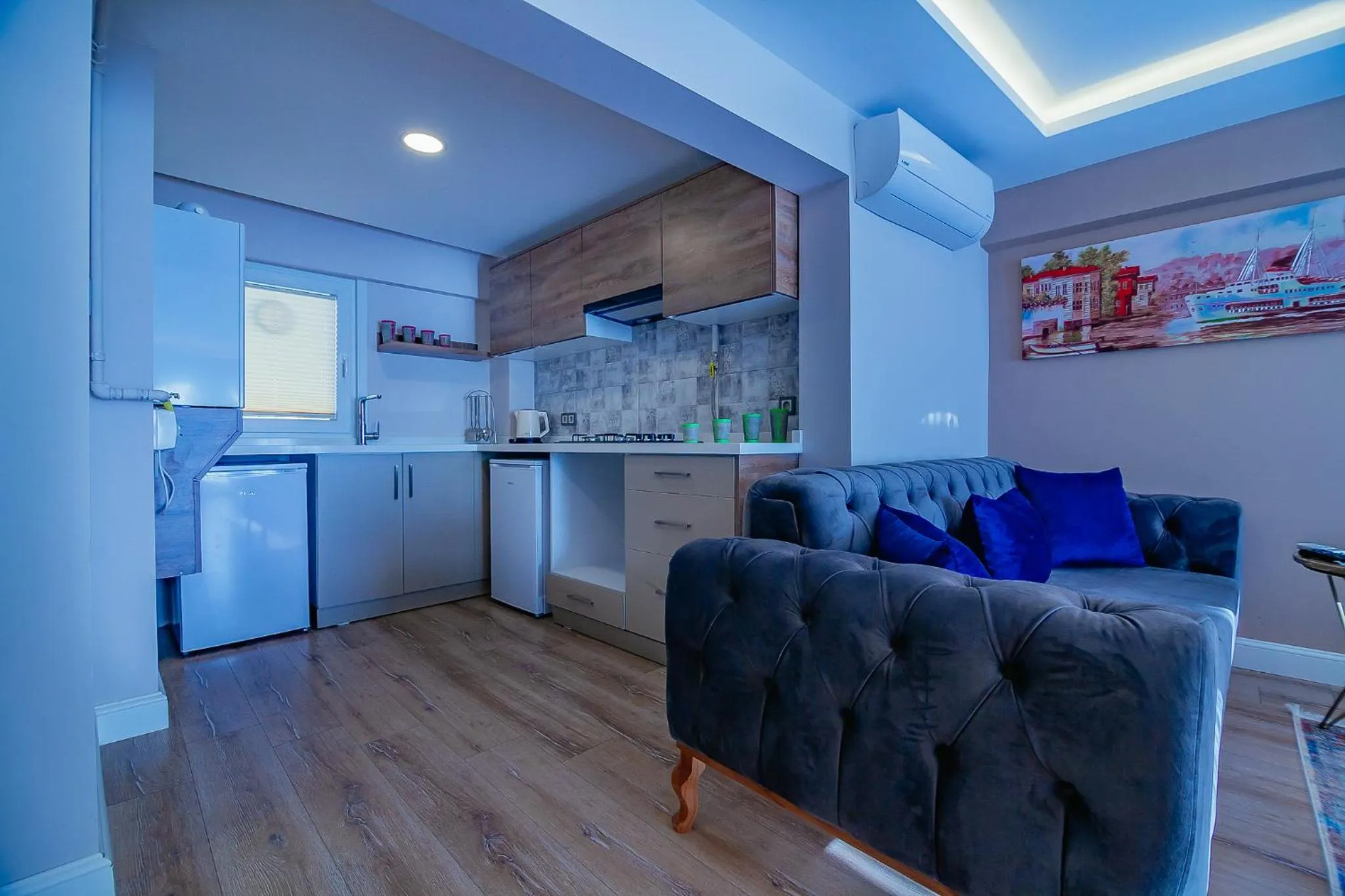 Kitchen or kitchenette in Galata Hill Hotel