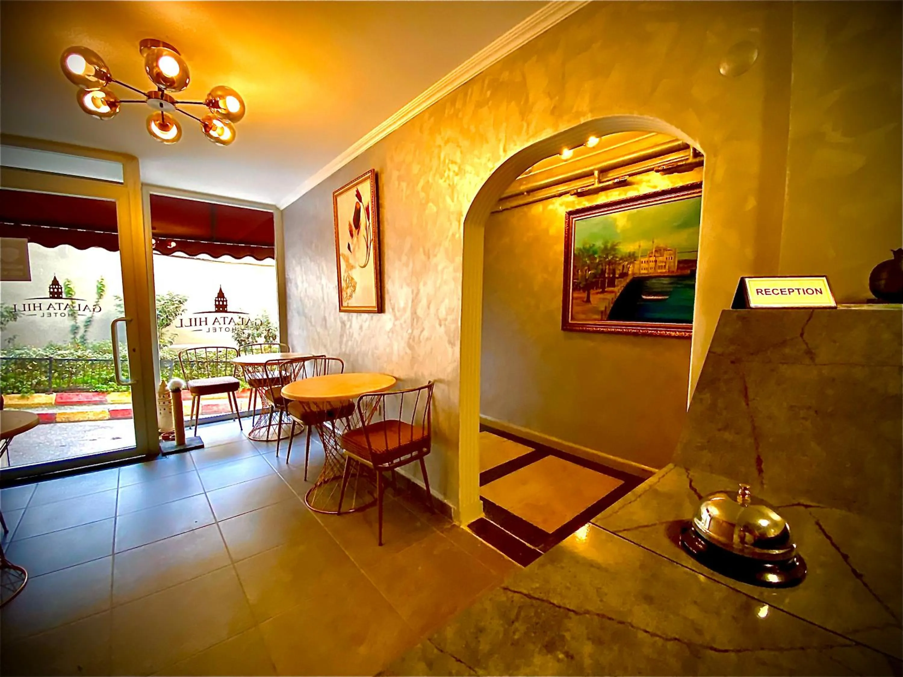 Lobby or reception in Galata Hill Hotel