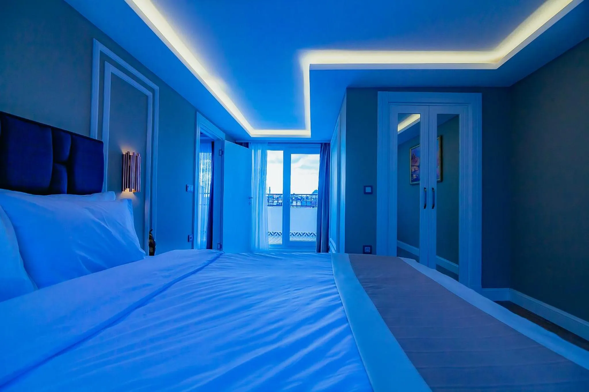 Bed in Galata Hill Hotel