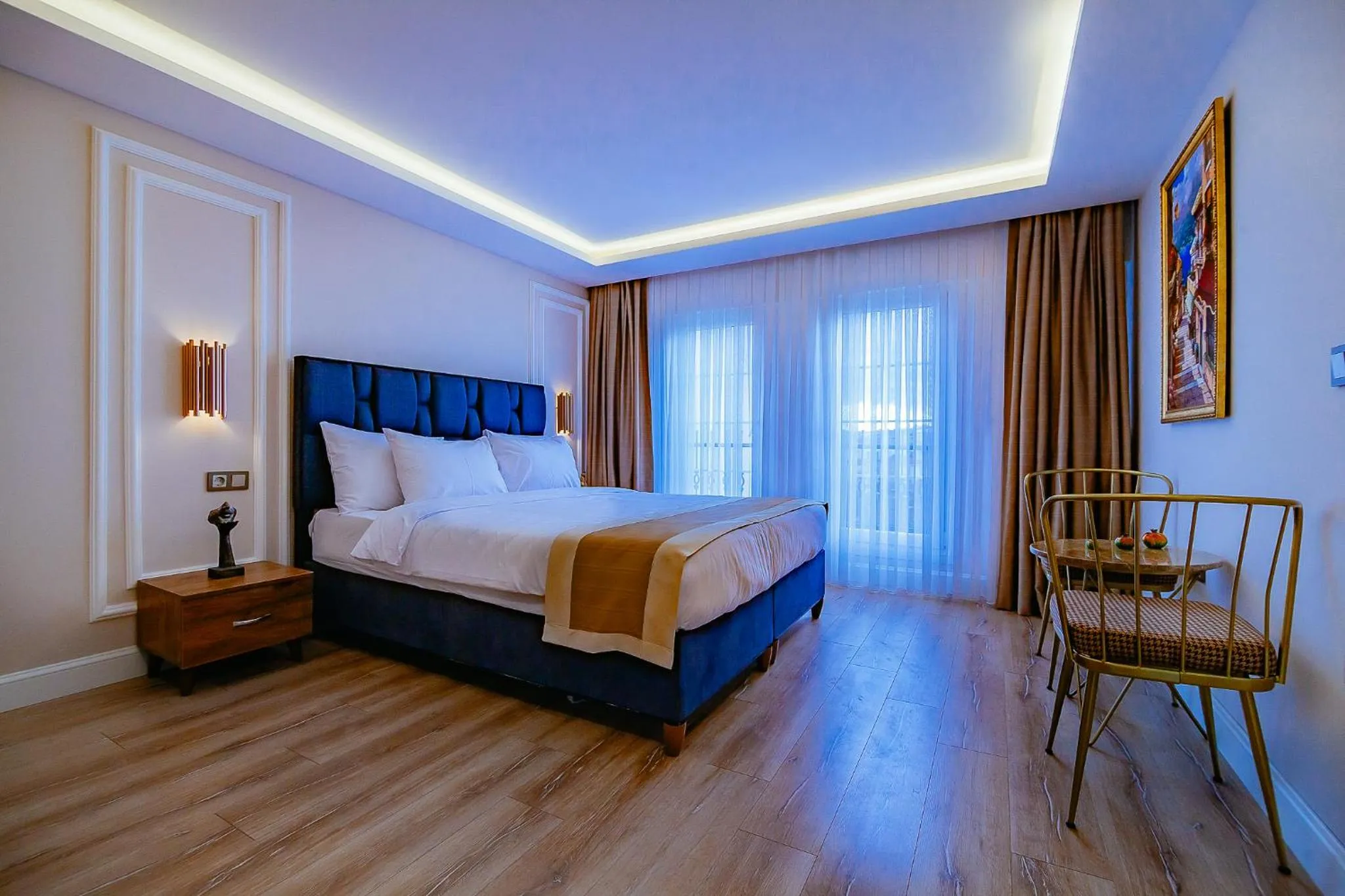 Bed in Galata Hill Hotel
