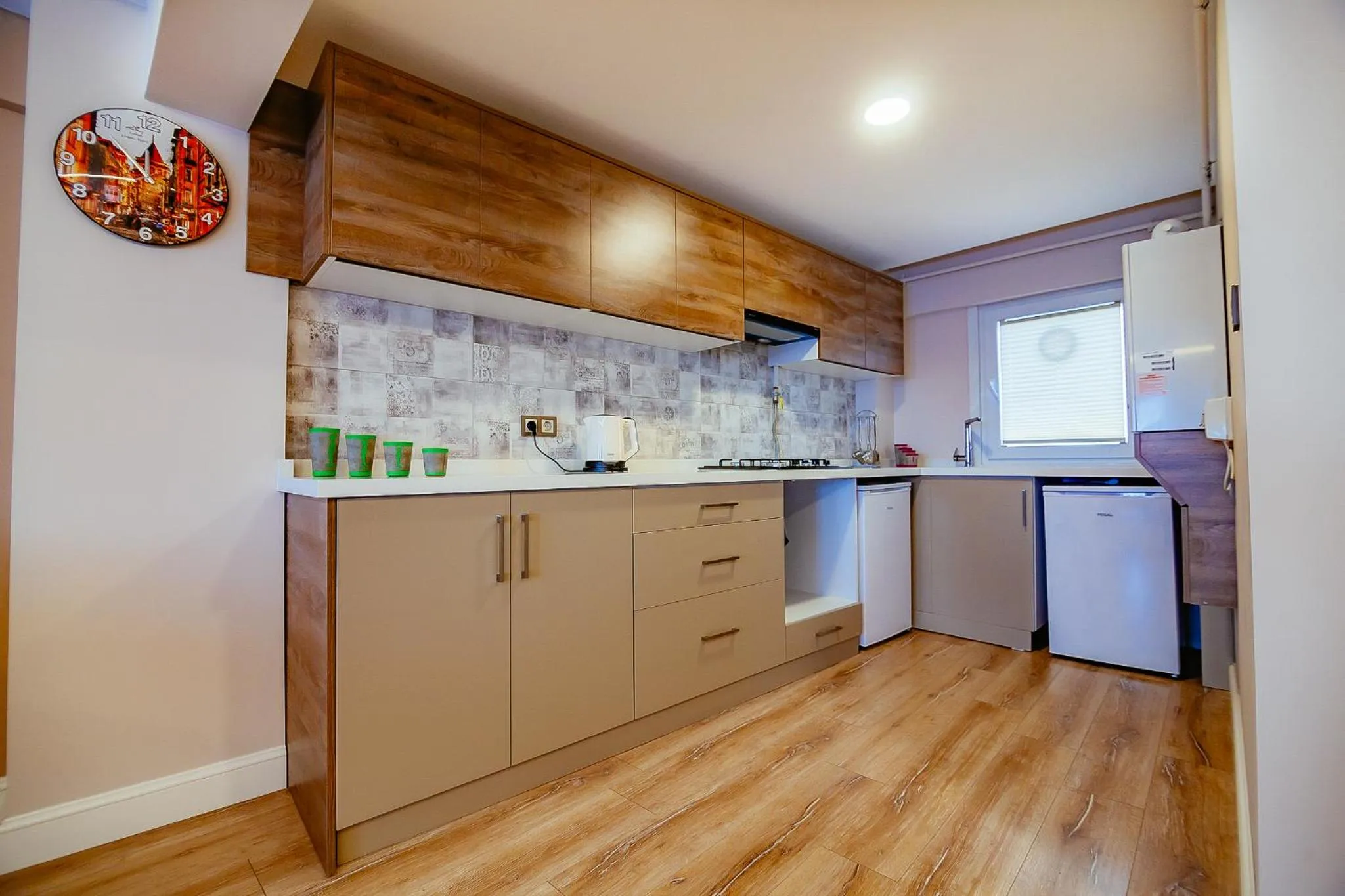 Kitchen or kitchenette in Galata Hill Hotel