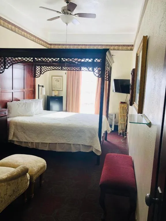 Bed in Historic Palace Hotel