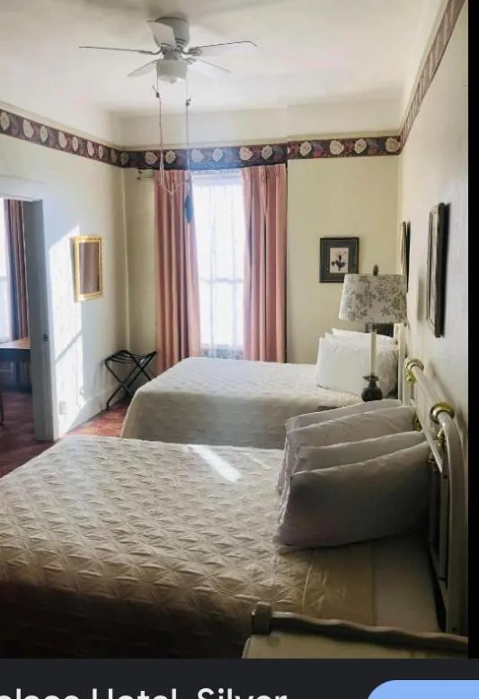 Bed in Historic Palace Hotel