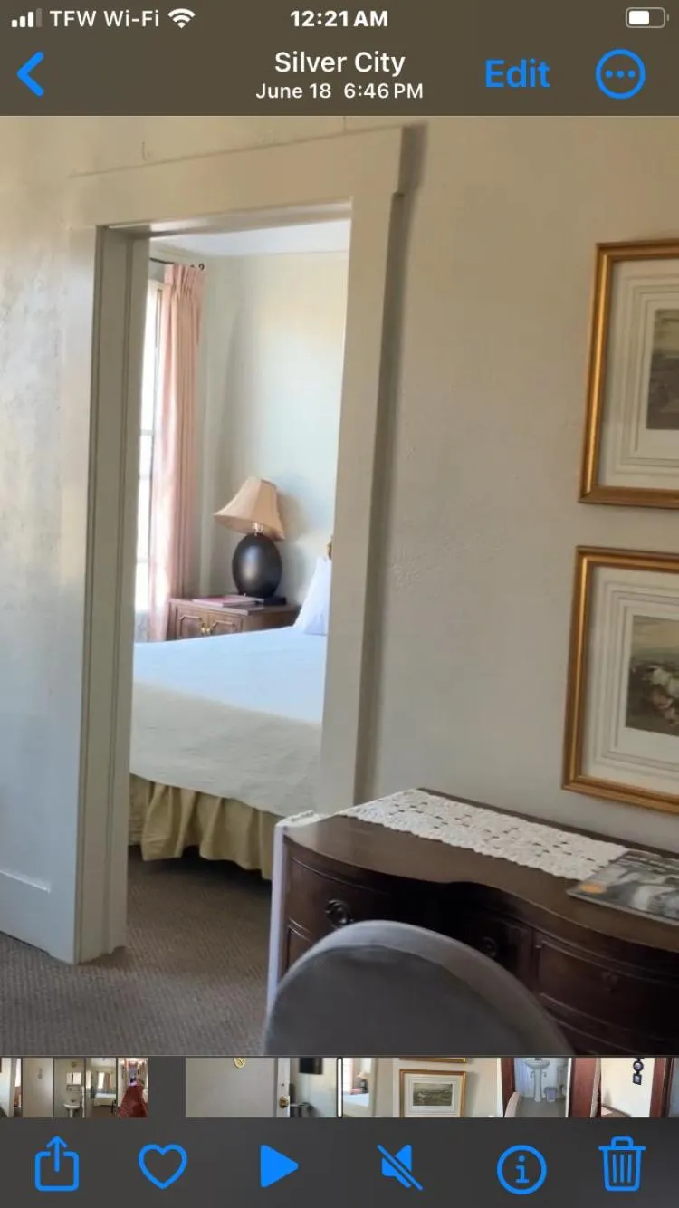 Bed in Historic Palace Hotel