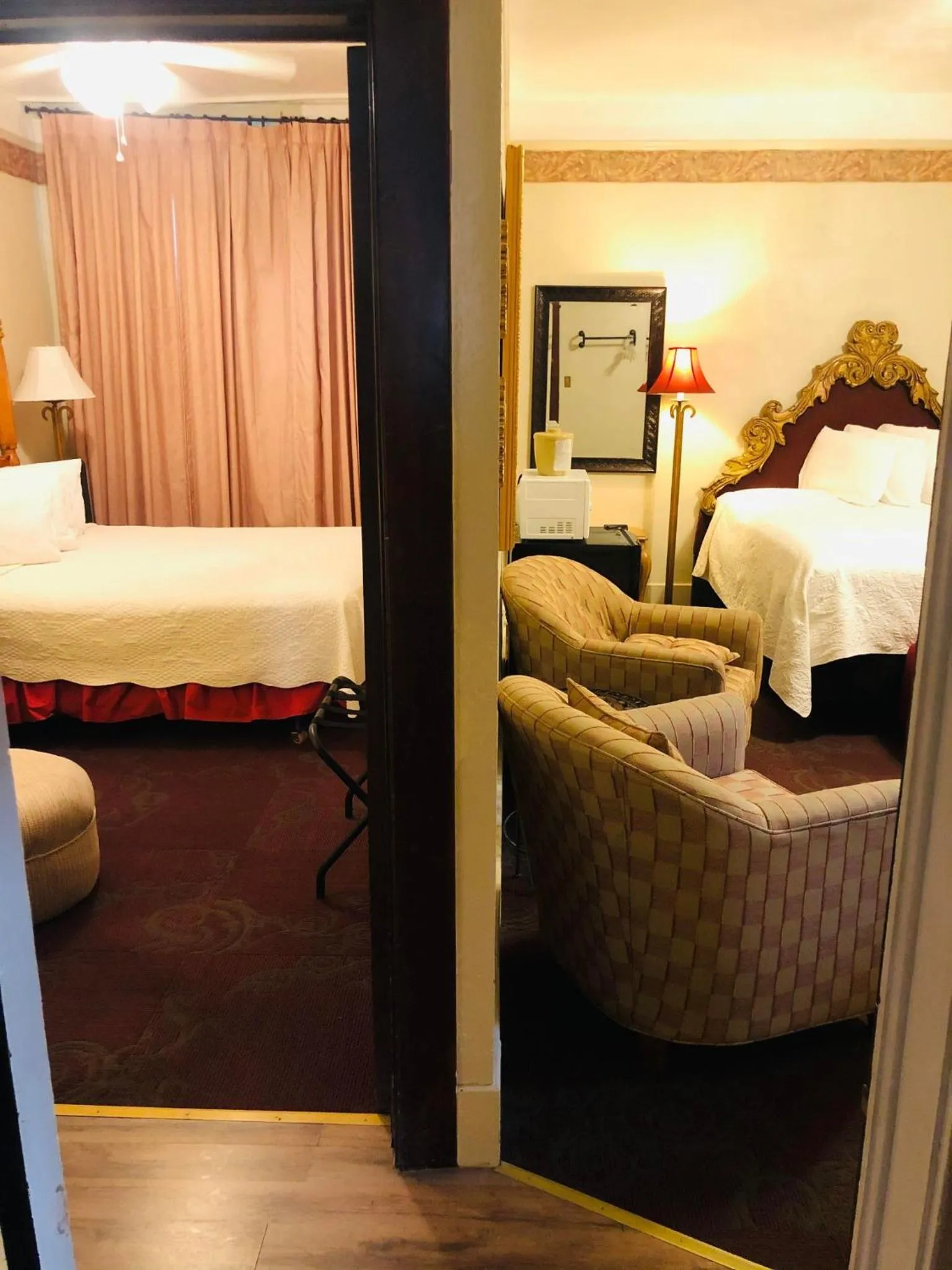 Bed in Historic Palace Hotel