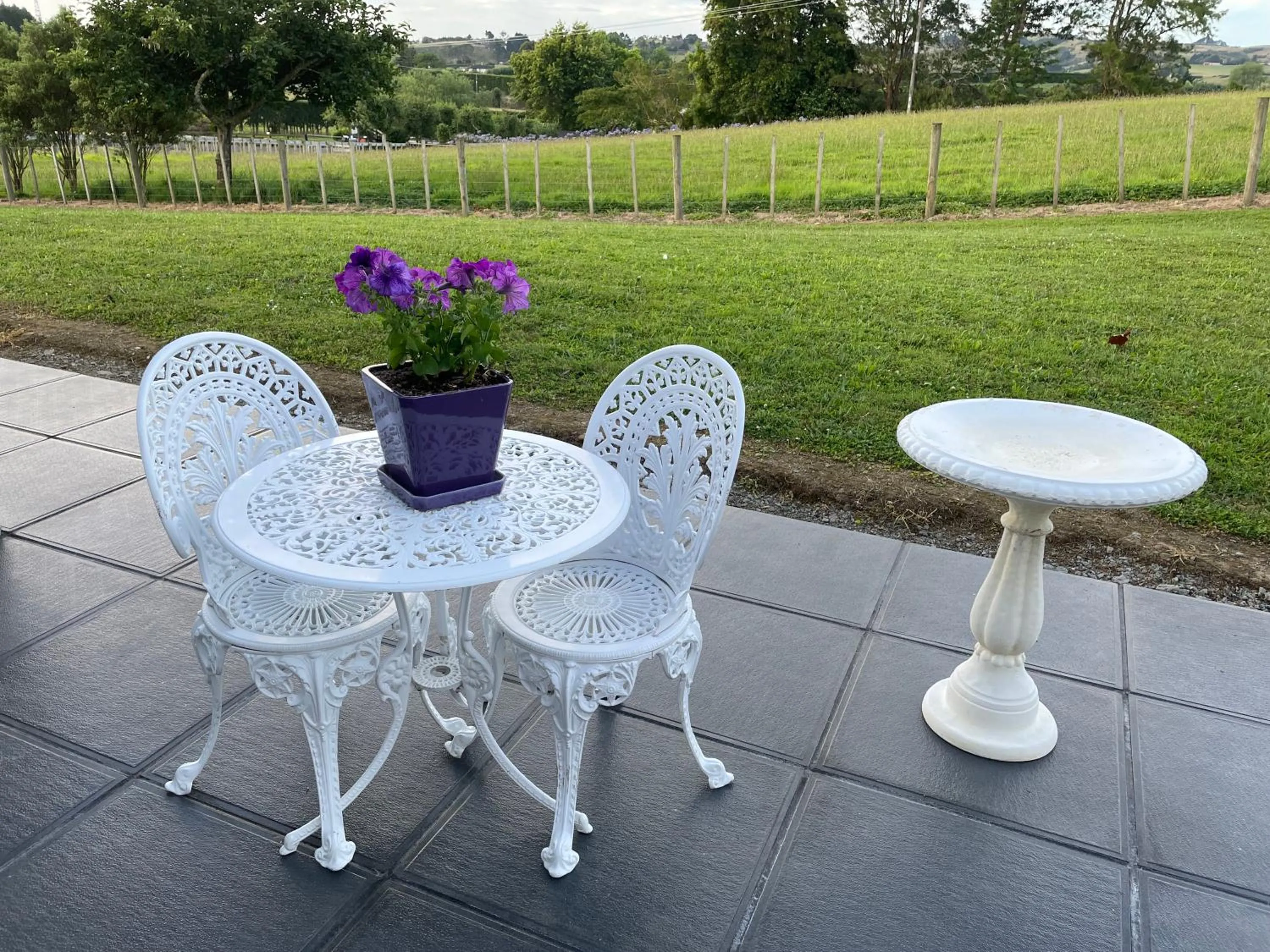 Patio in Veld View Bed and Breakfast