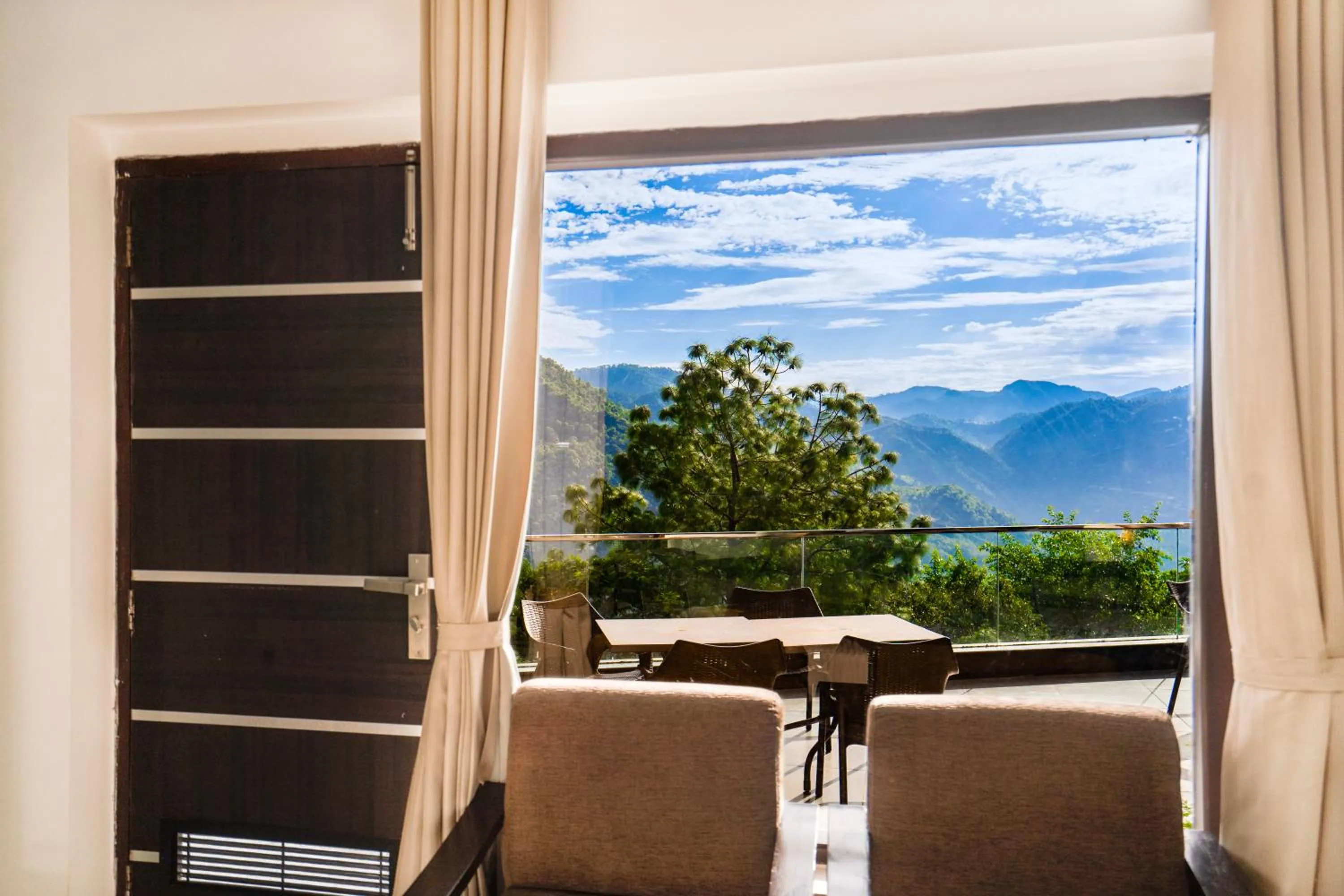 Mountain view in The Golden Sunrise Hotel