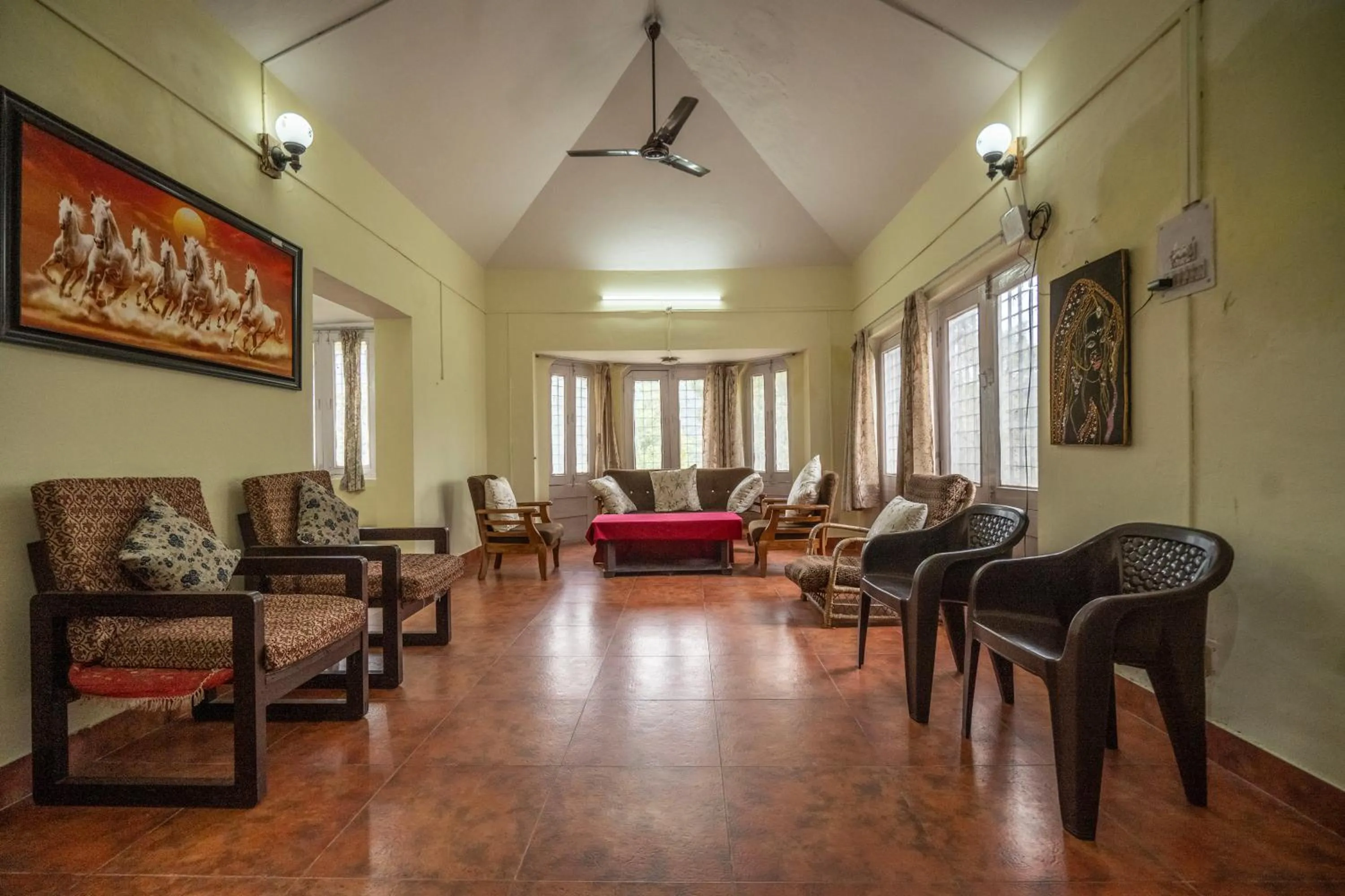 Seating area in The Golden Sunrise Hotel