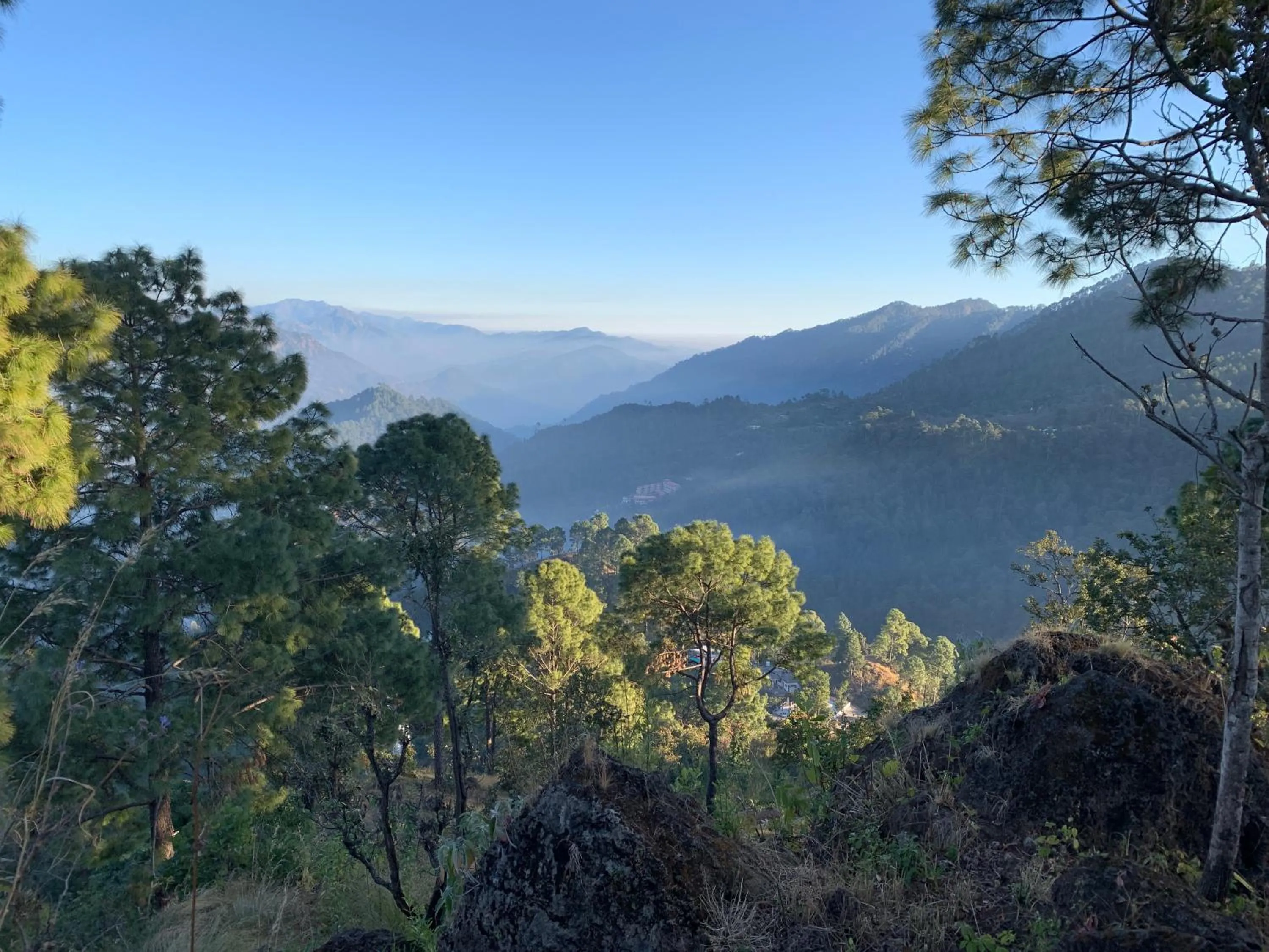 Mountain view in The Golden Sunrise Hotel