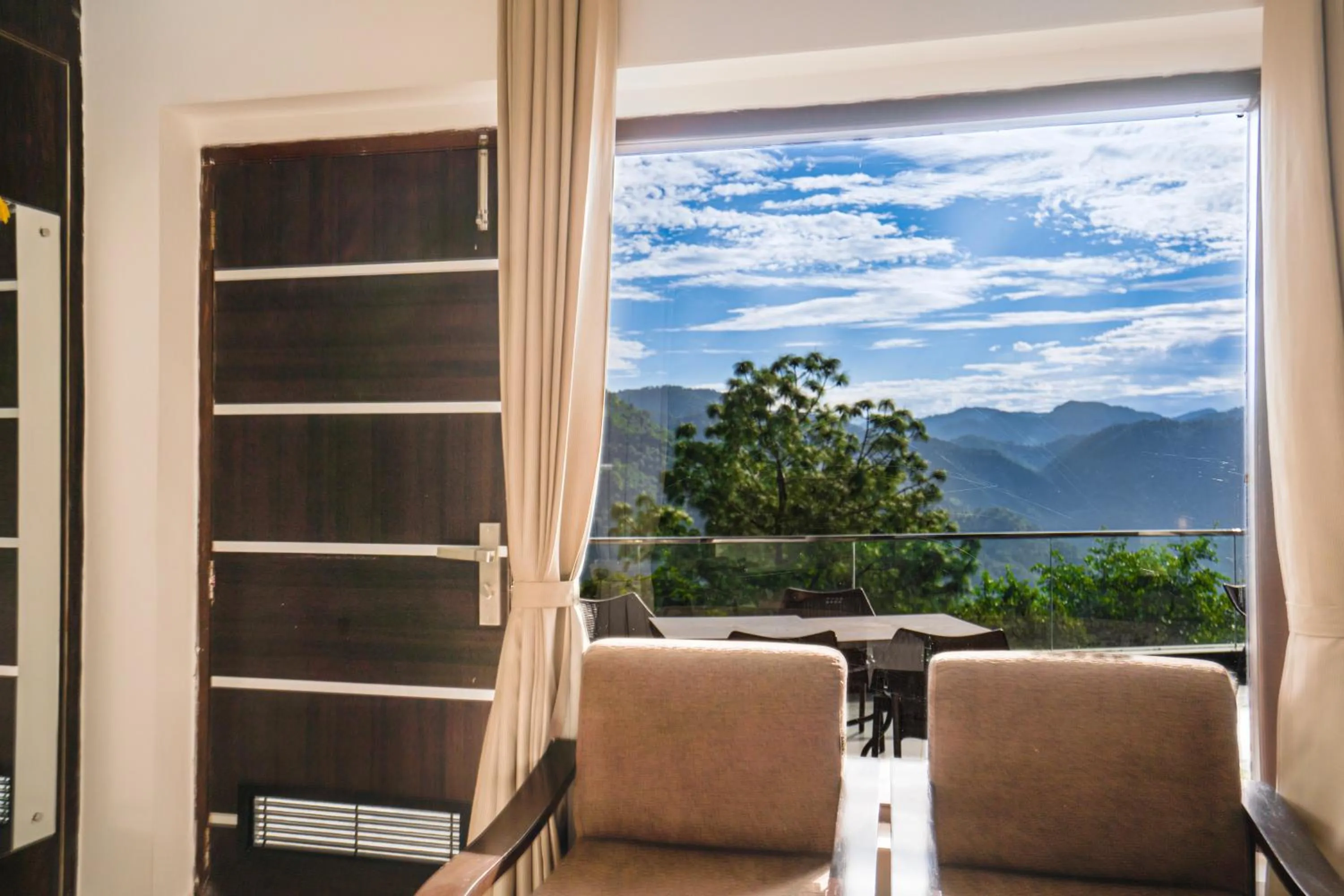 Mountain view in The Golden Sunrise Hotel