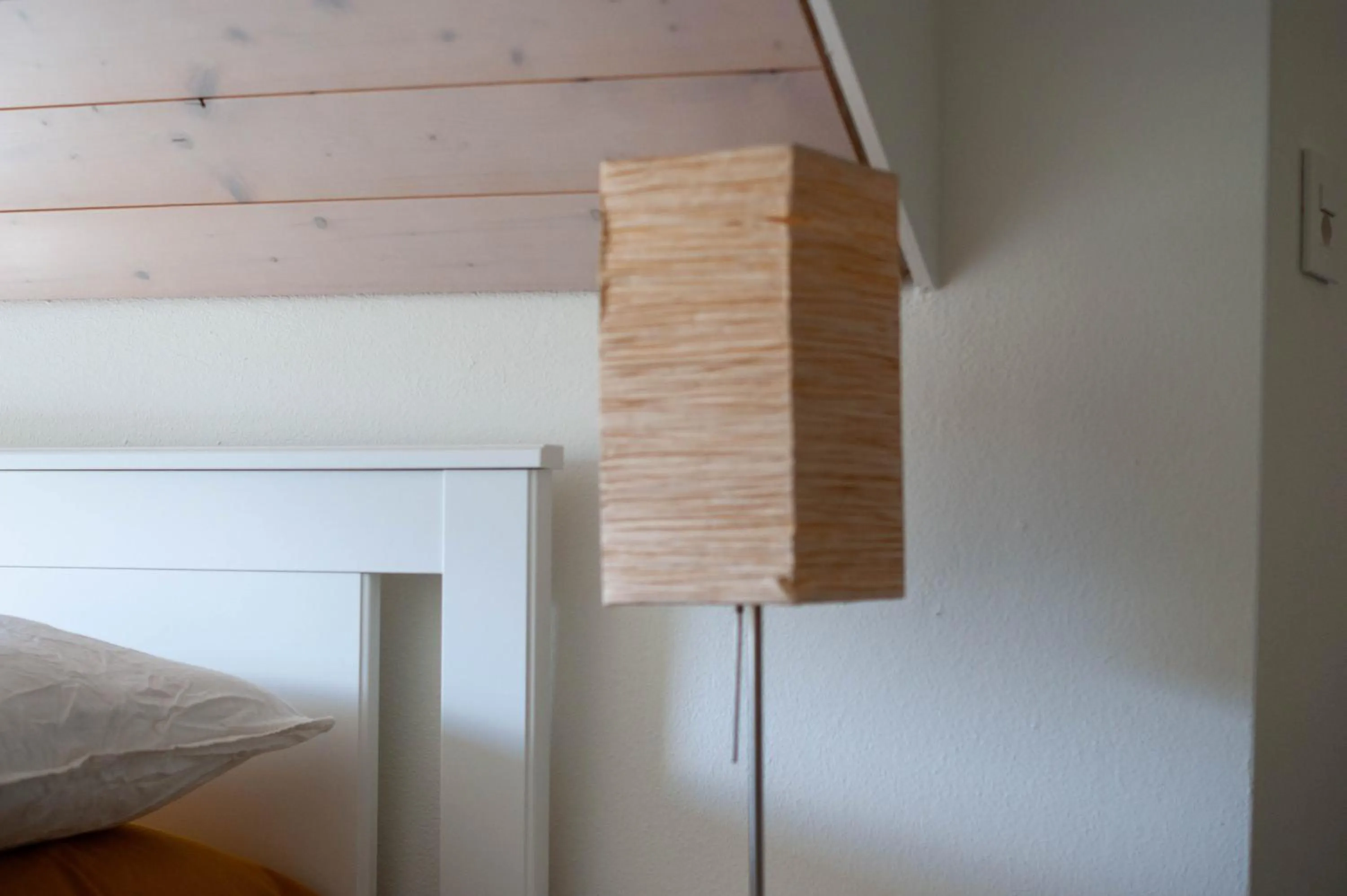 Decorative detail, Bed in Budget rooms Pilatus - Alpnachstad