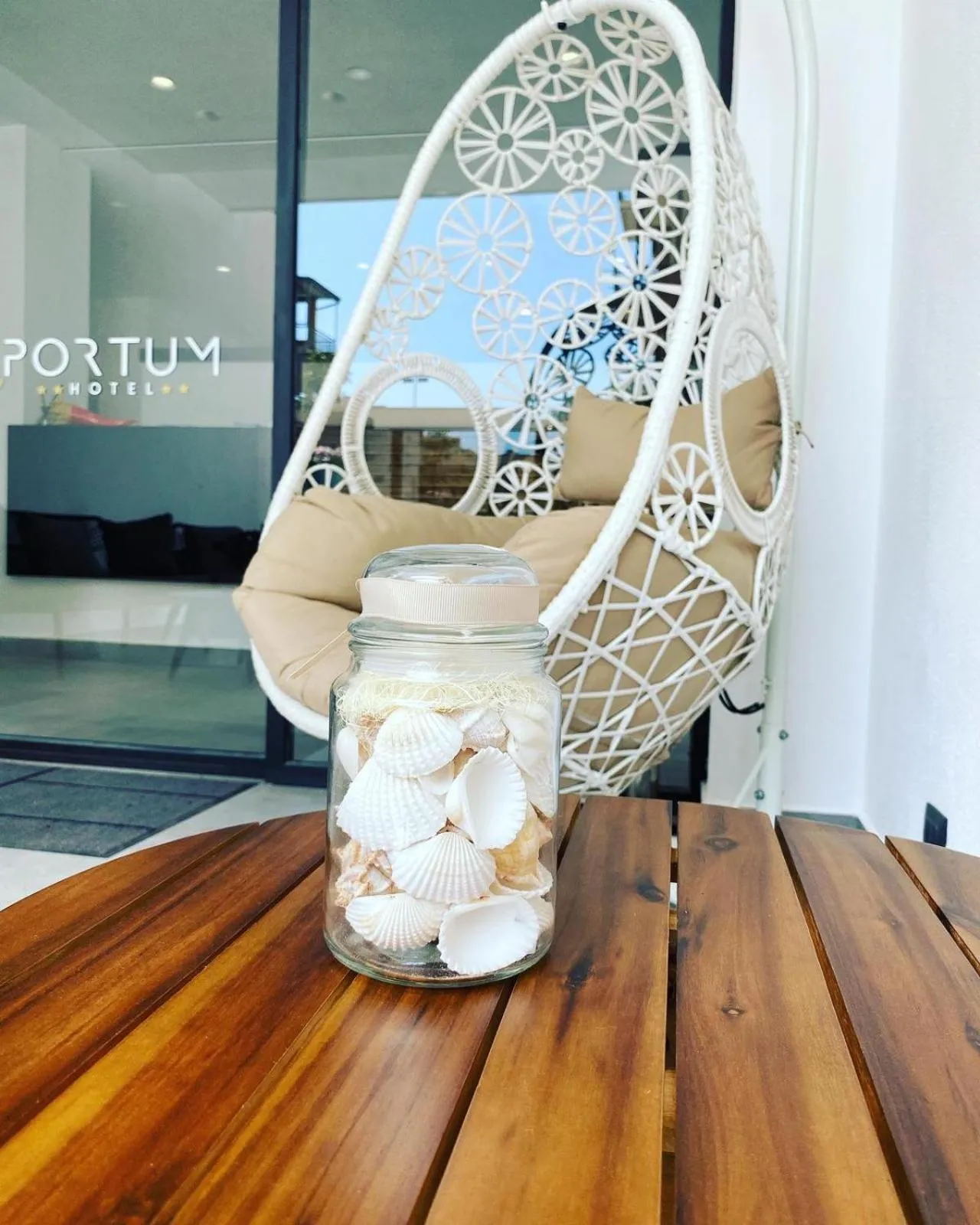 Property building in Hotel Portum