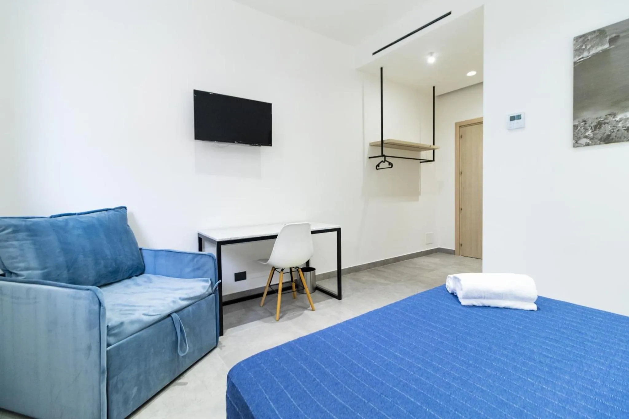 Bedroom, Bed in Hotel Portum