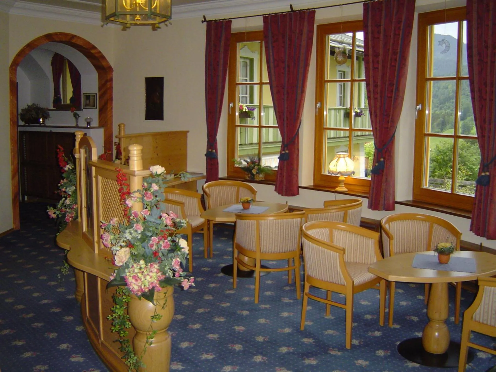 Lobby or reception in Hotel Krone
