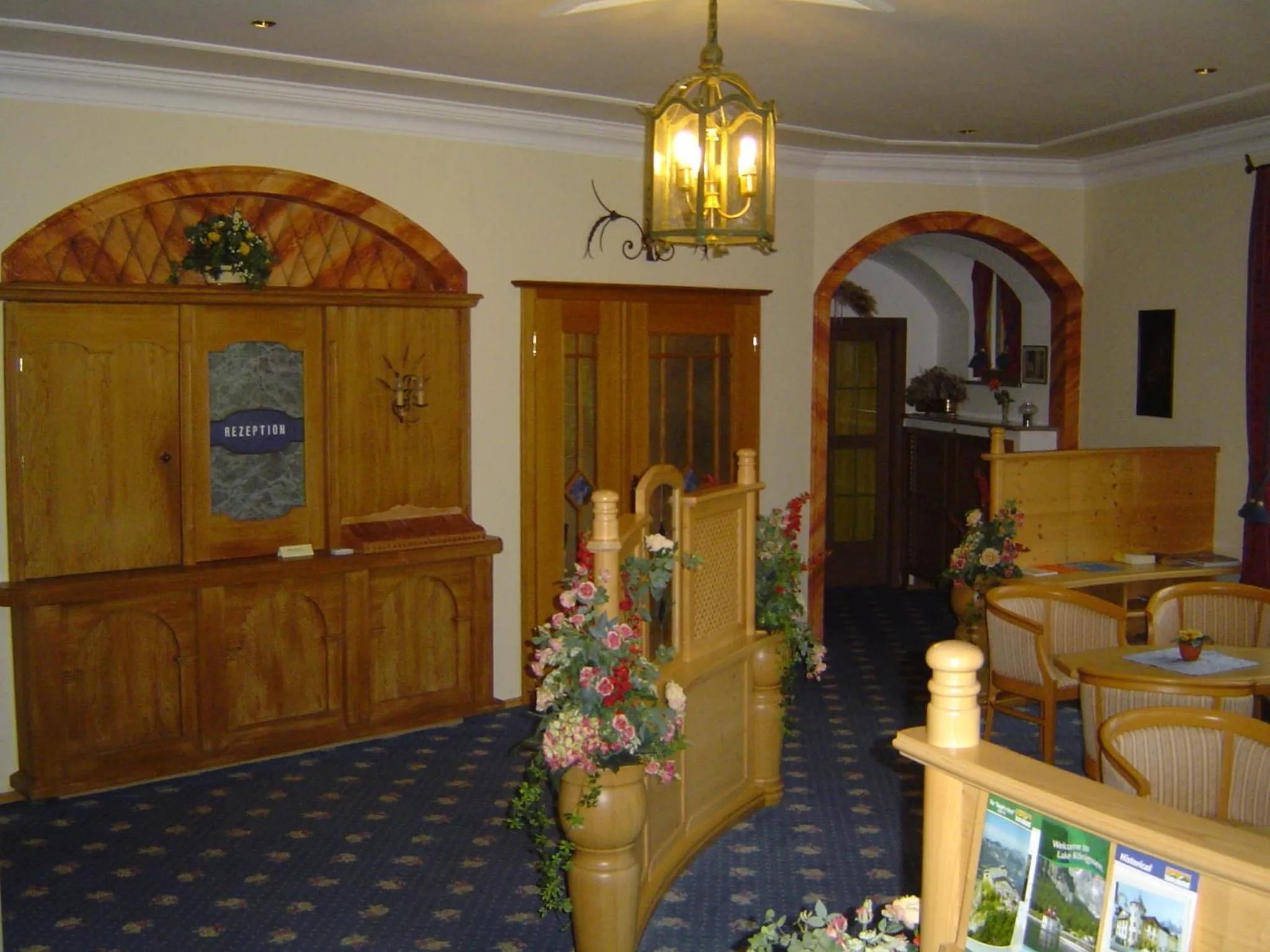 Lobby or reception in Hotel Krone