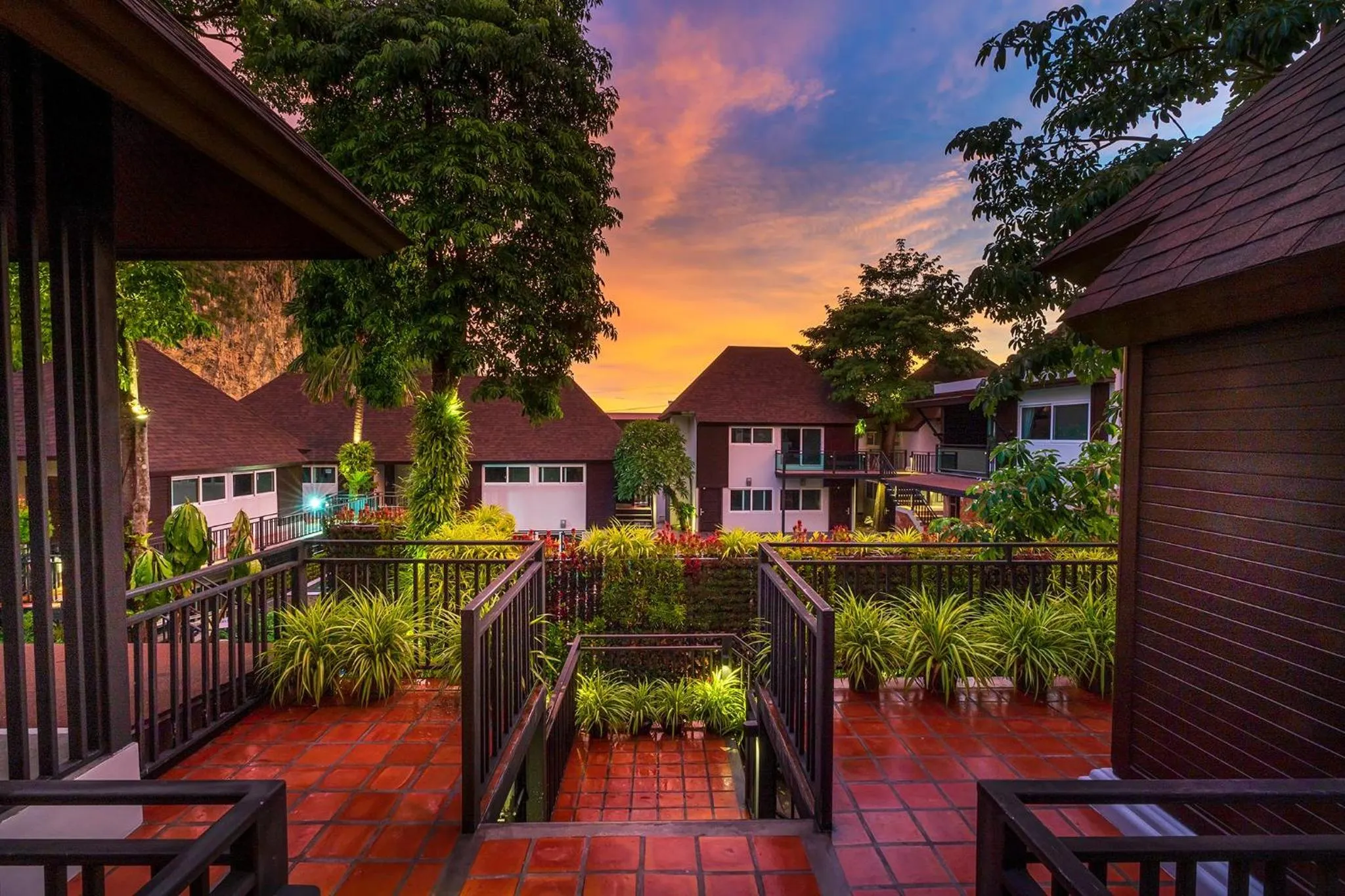 Garden view in The Cliff Elegance Resort
