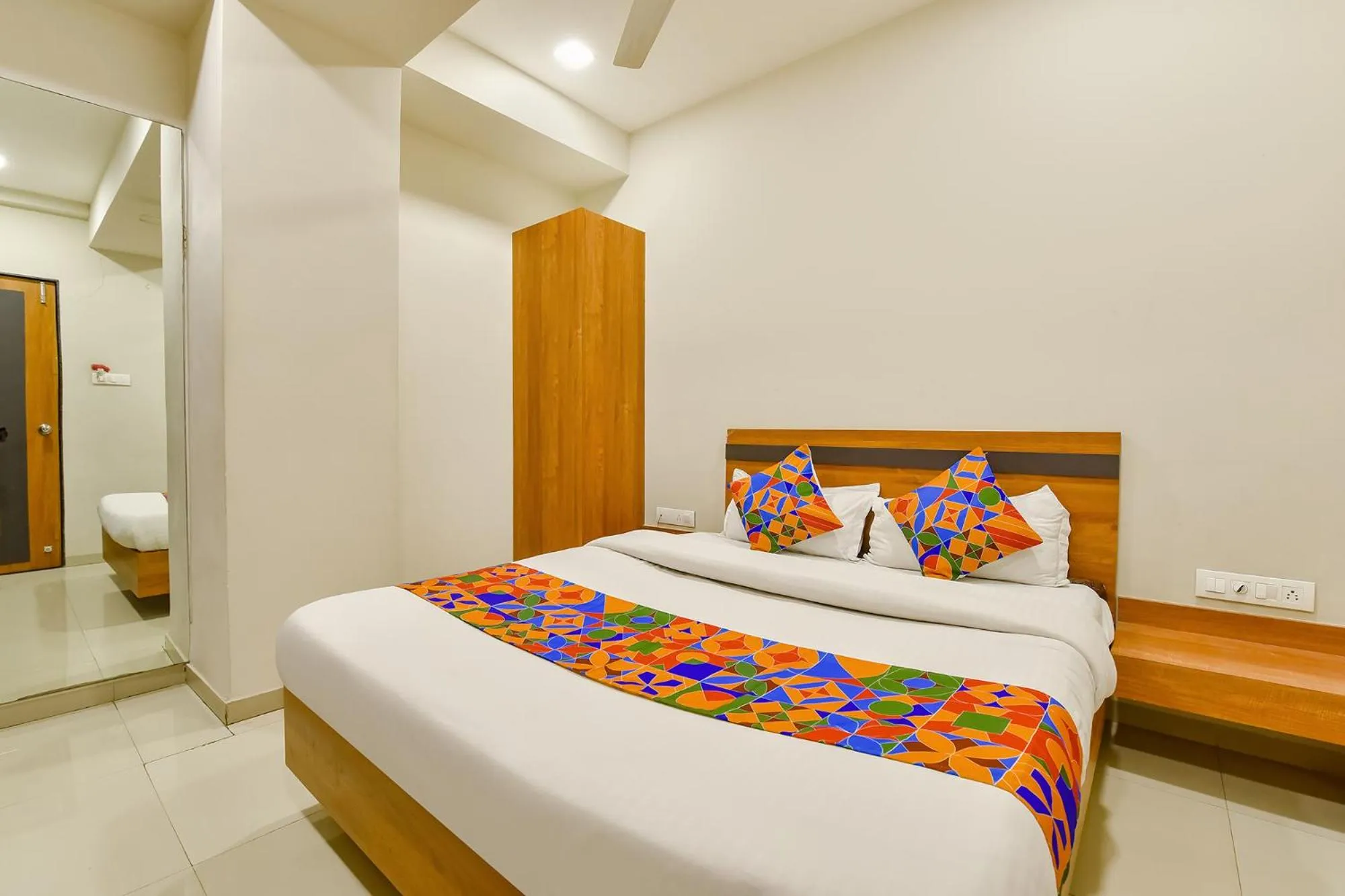 Bed in FabHotel Happinex