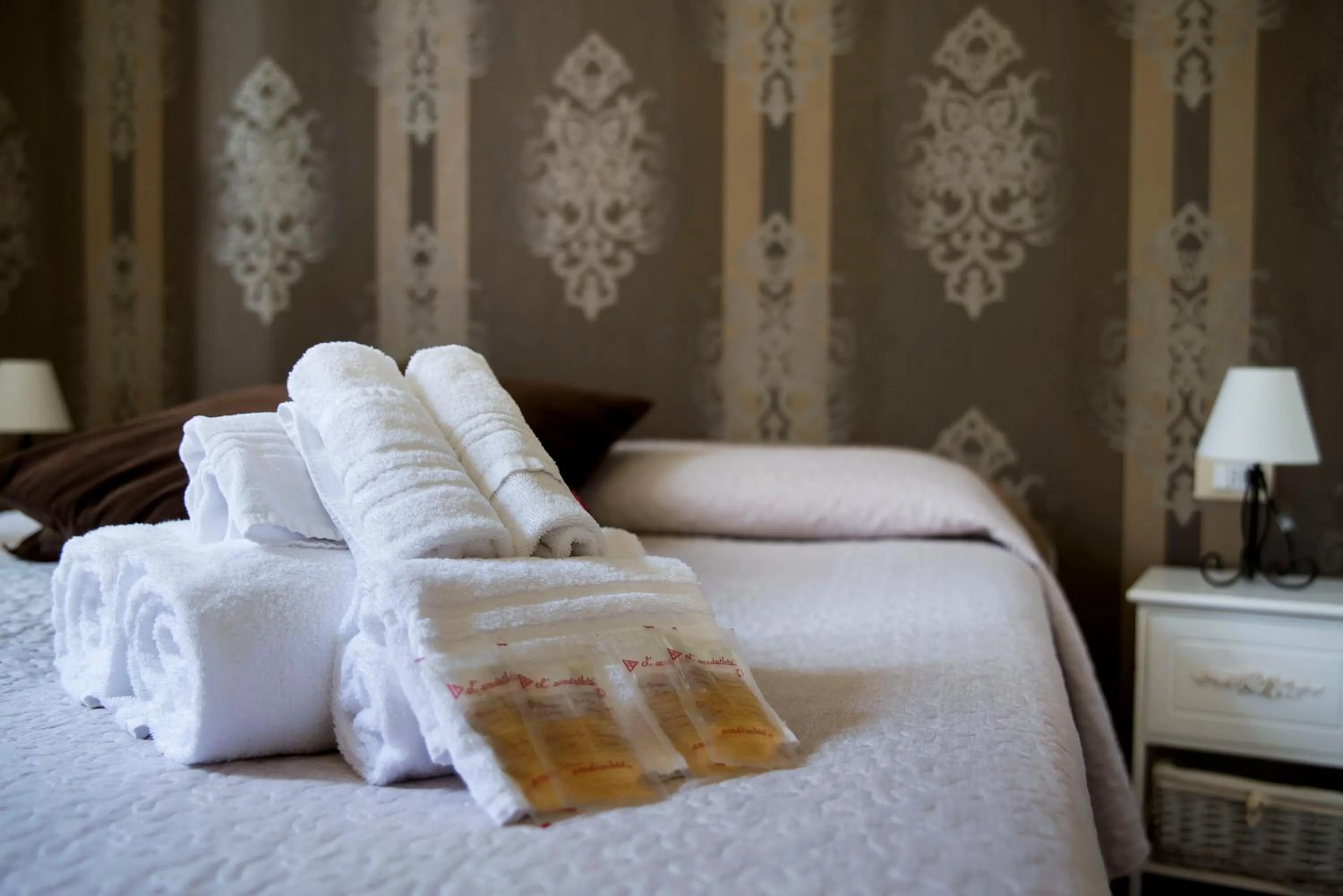 Decorative detail, Bed in Guest House Casa Vicenza