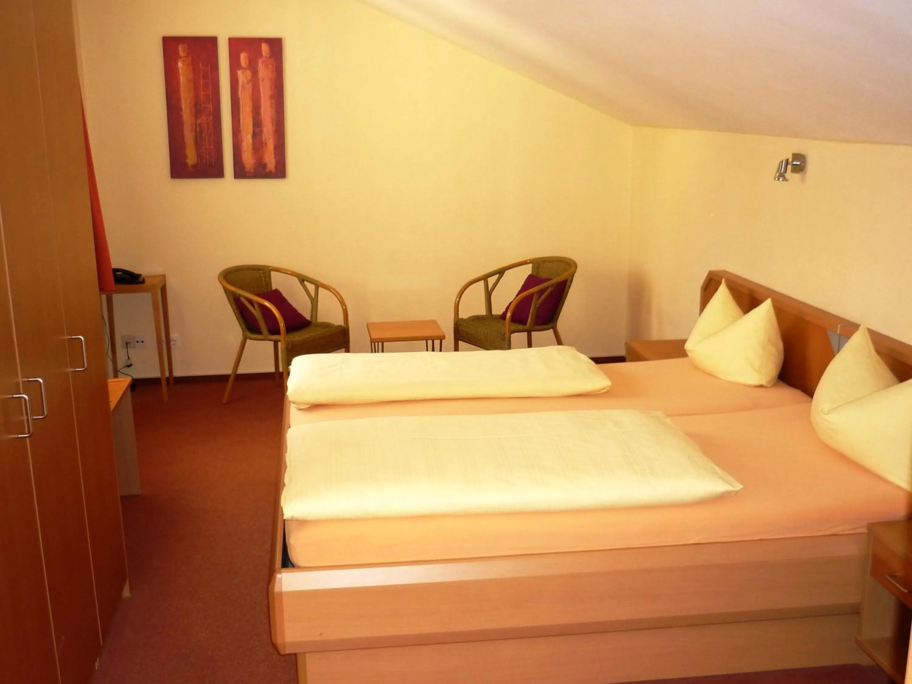 Bed in Pension Im Malerwinkel Kallmünz