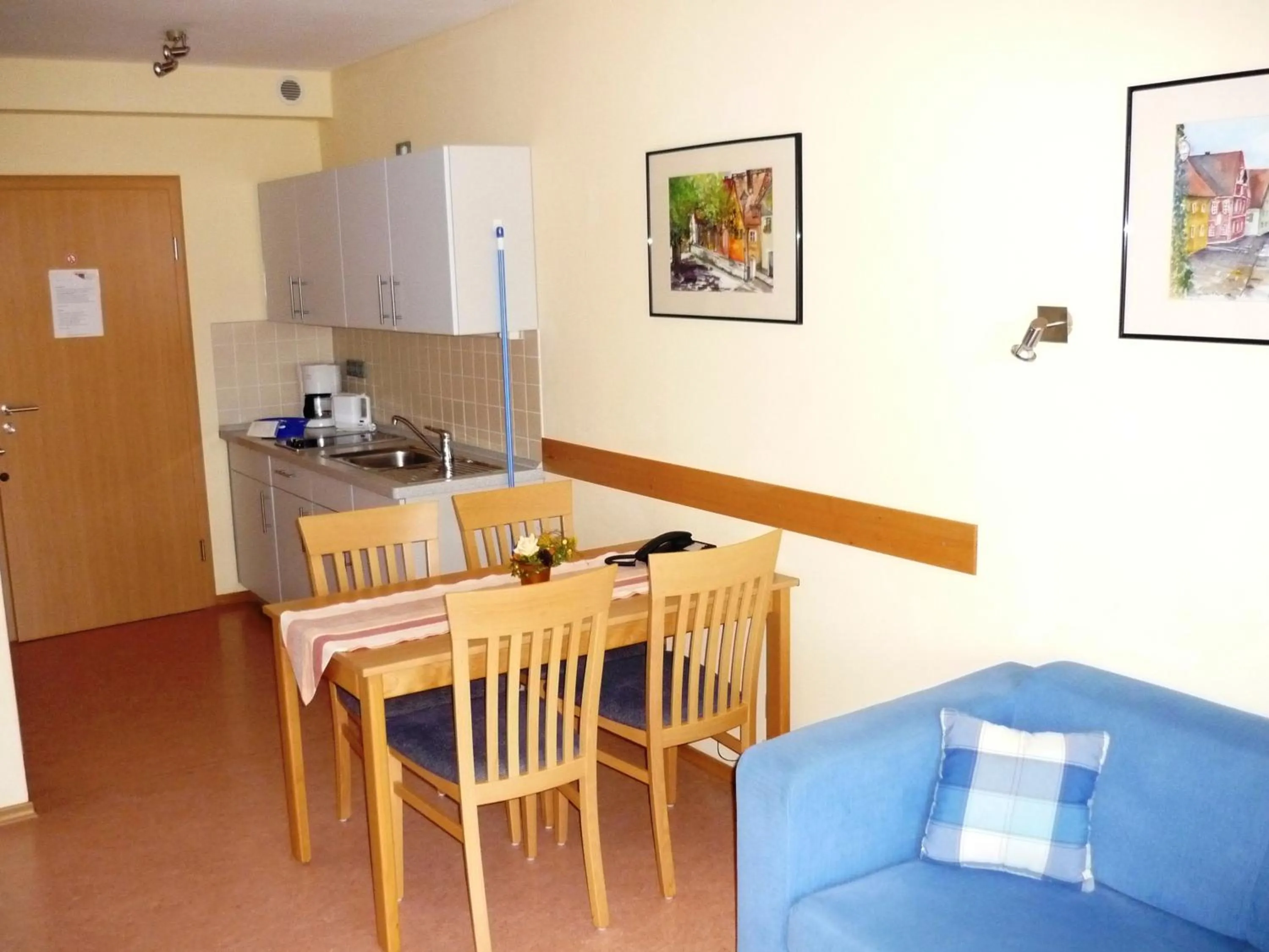 Kitchen or kitchenette in Pension Im Malerwinkel Kallmünz