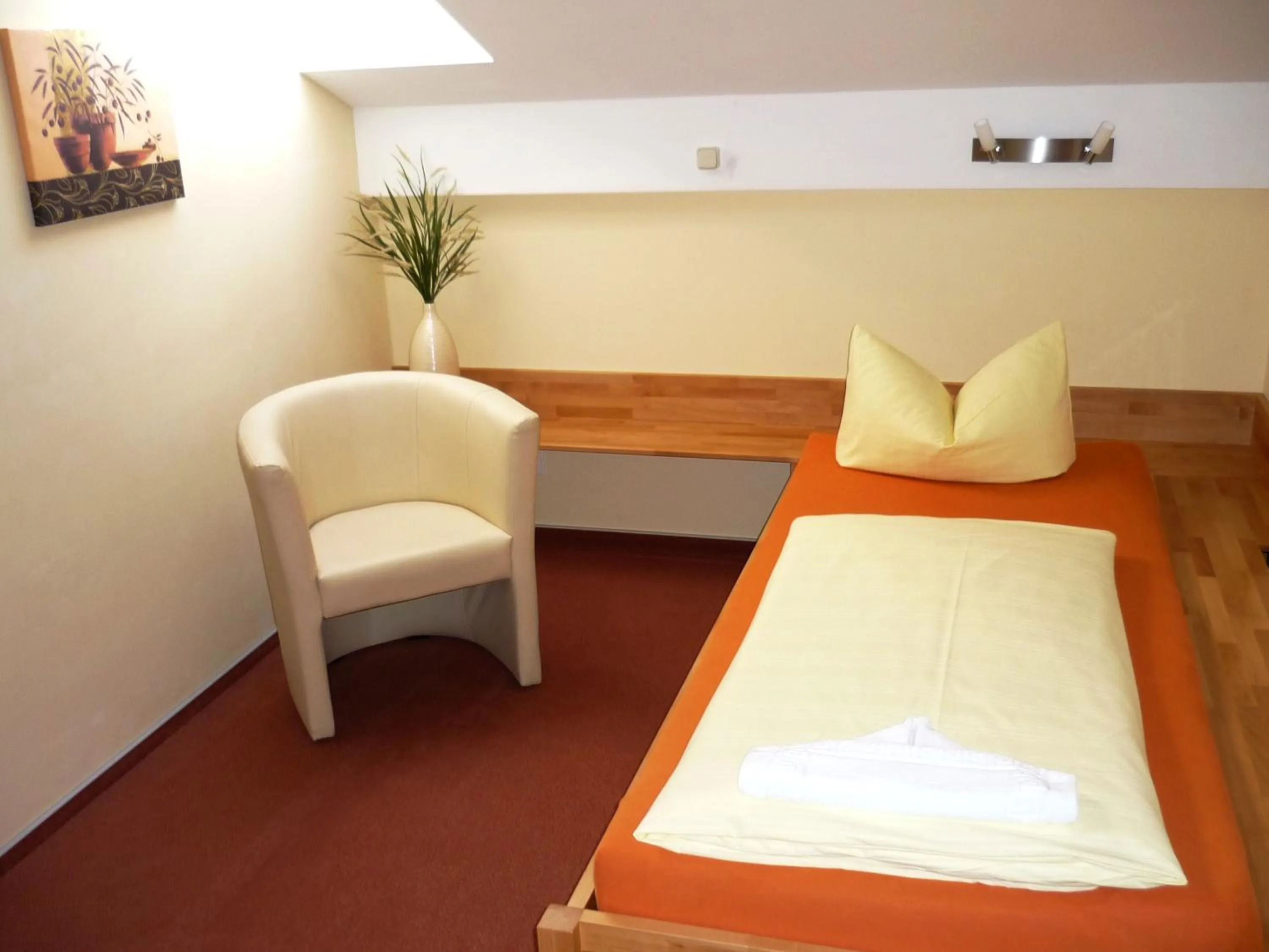 Bed in Pension Im Malerwinkel Kallmünz