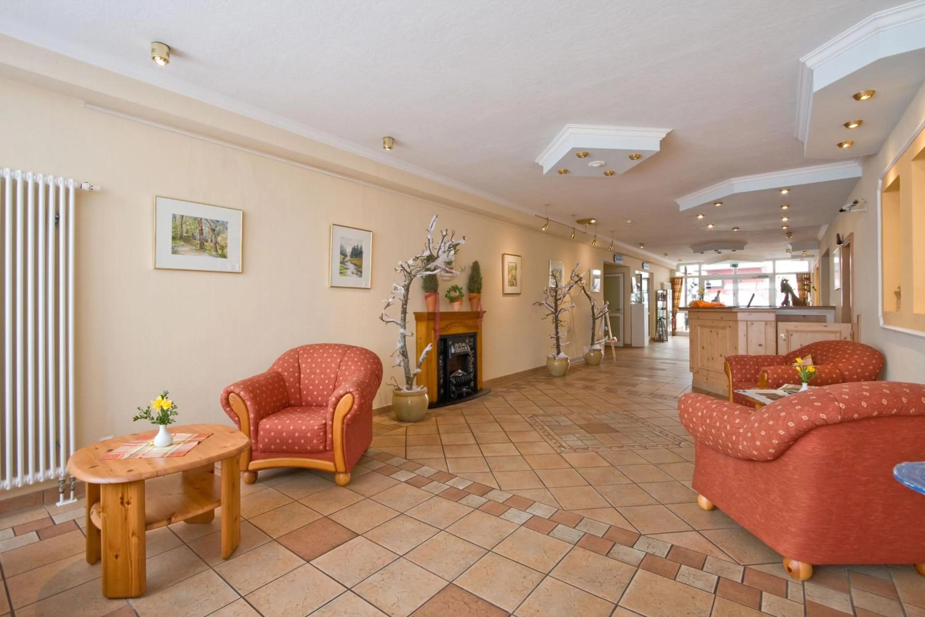 Lobby or reception in Vitalhotel Sonneneck