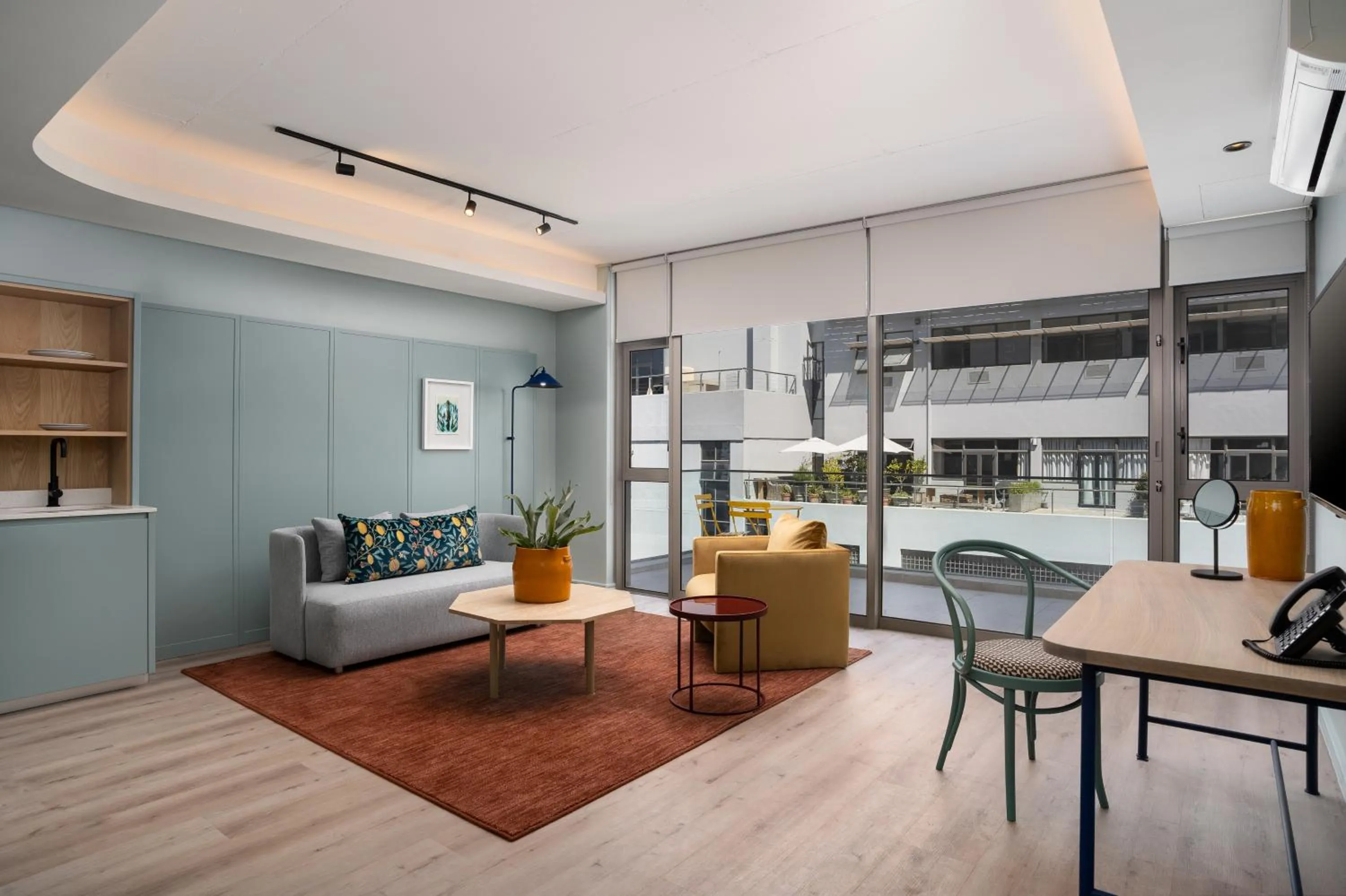 Living room in Home Suite Hotels De Waterkant