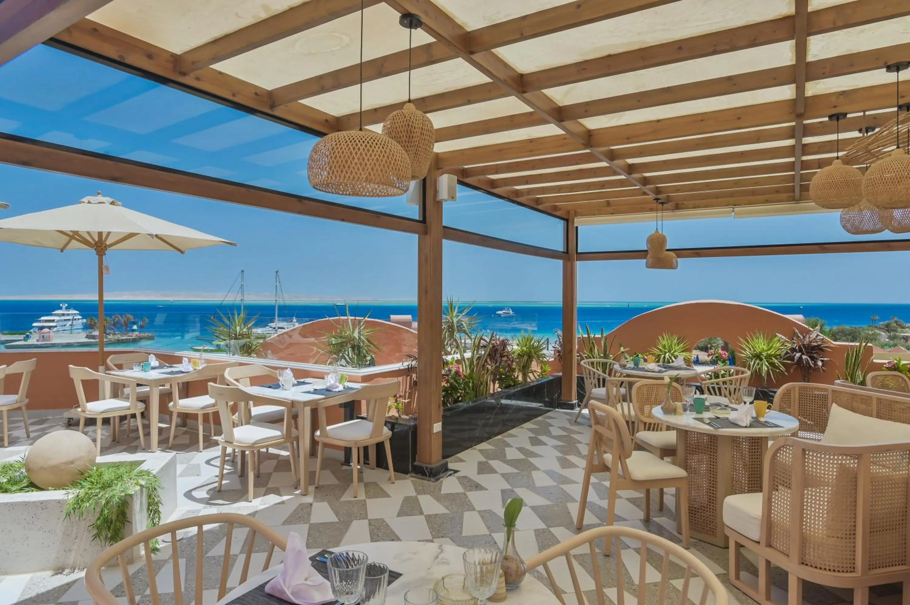 Restaurant/places to eat in The Boutique Hotel Hurghada Marina