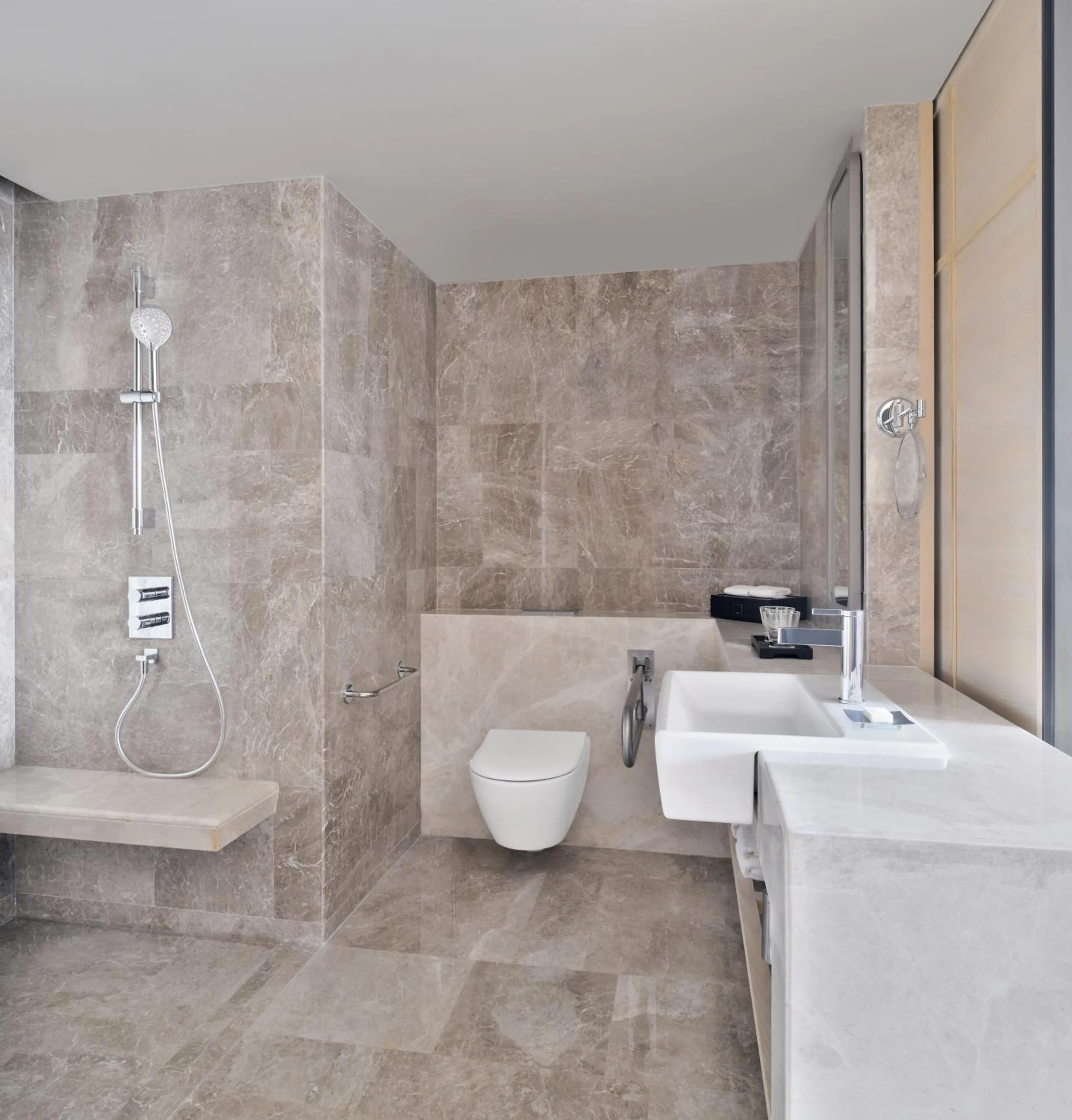 Shower in Courtyard by Marriott Ahmedabad Sindhu Bhavan Road