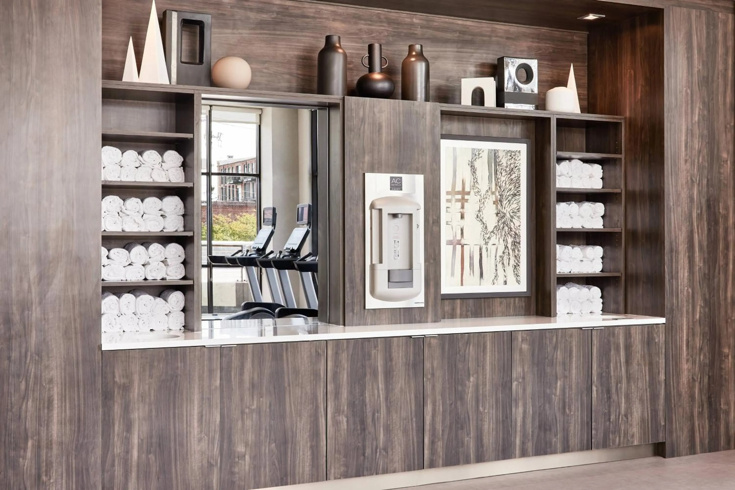 Fitness centre/facilities in AC Hotel by Marriott Columbus Downtown