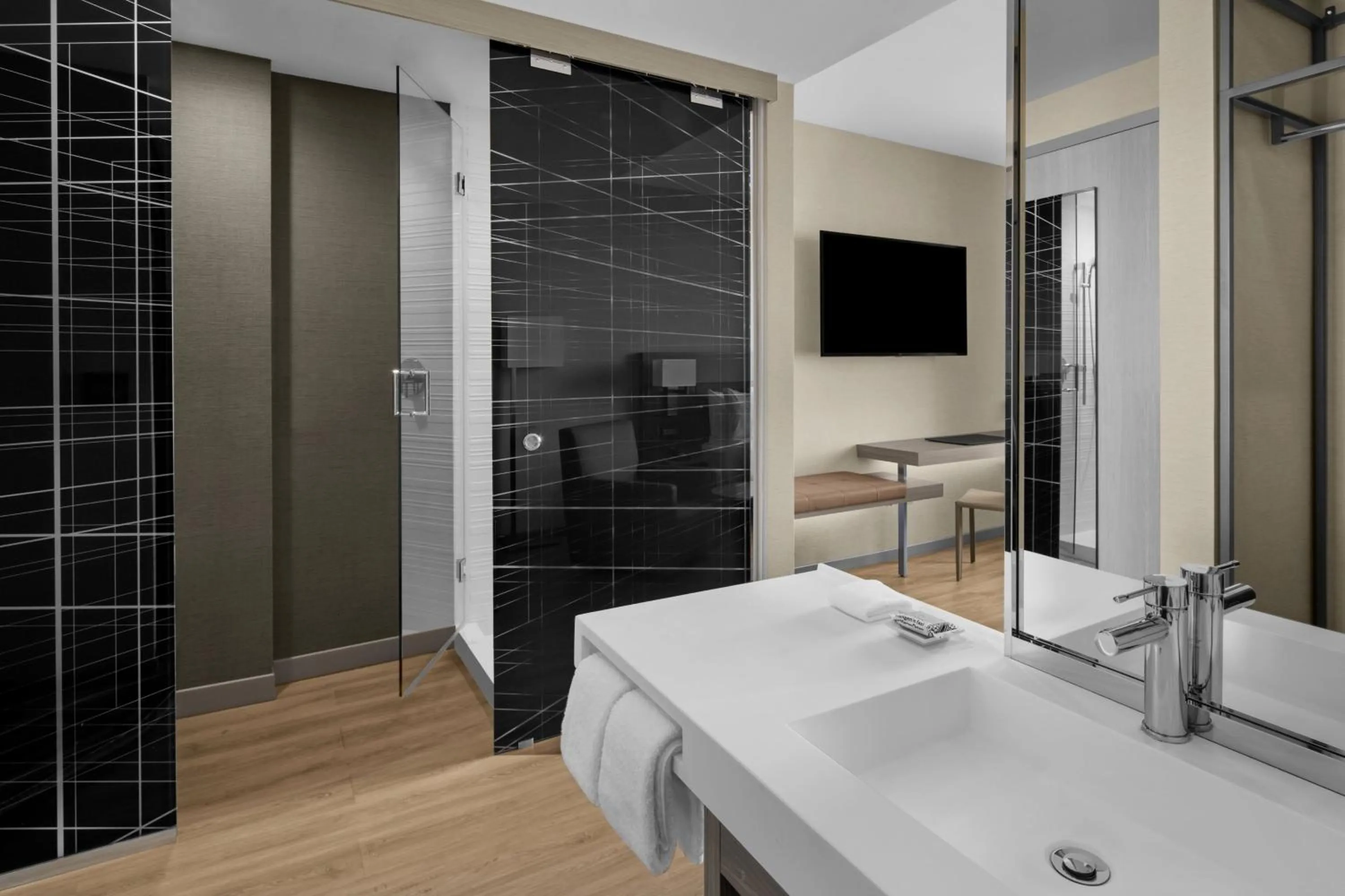 Bathroom in AC Hotel by Marriott Miami Dadeland