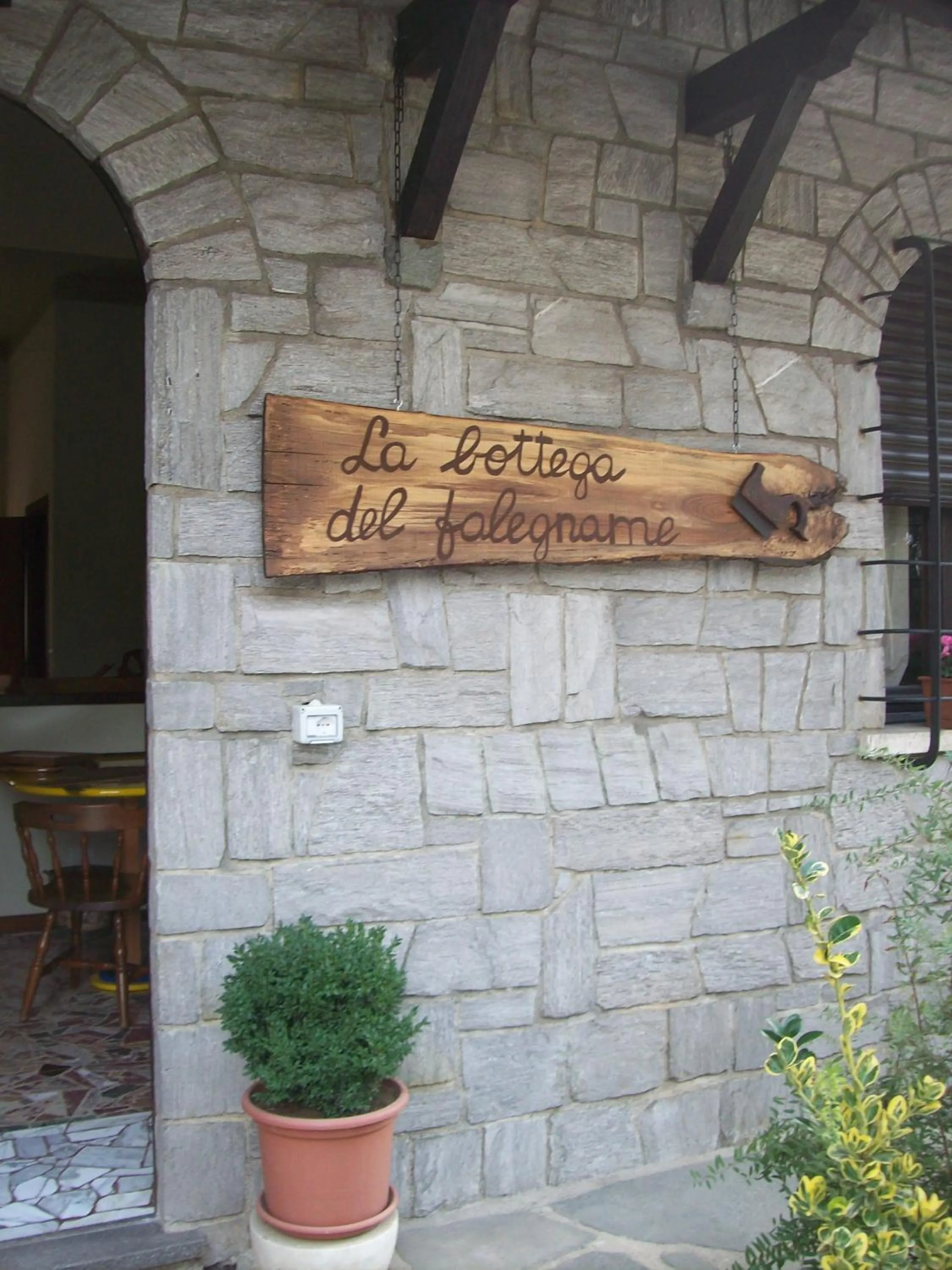 Facade/entrance in La Bottega Del Falegname