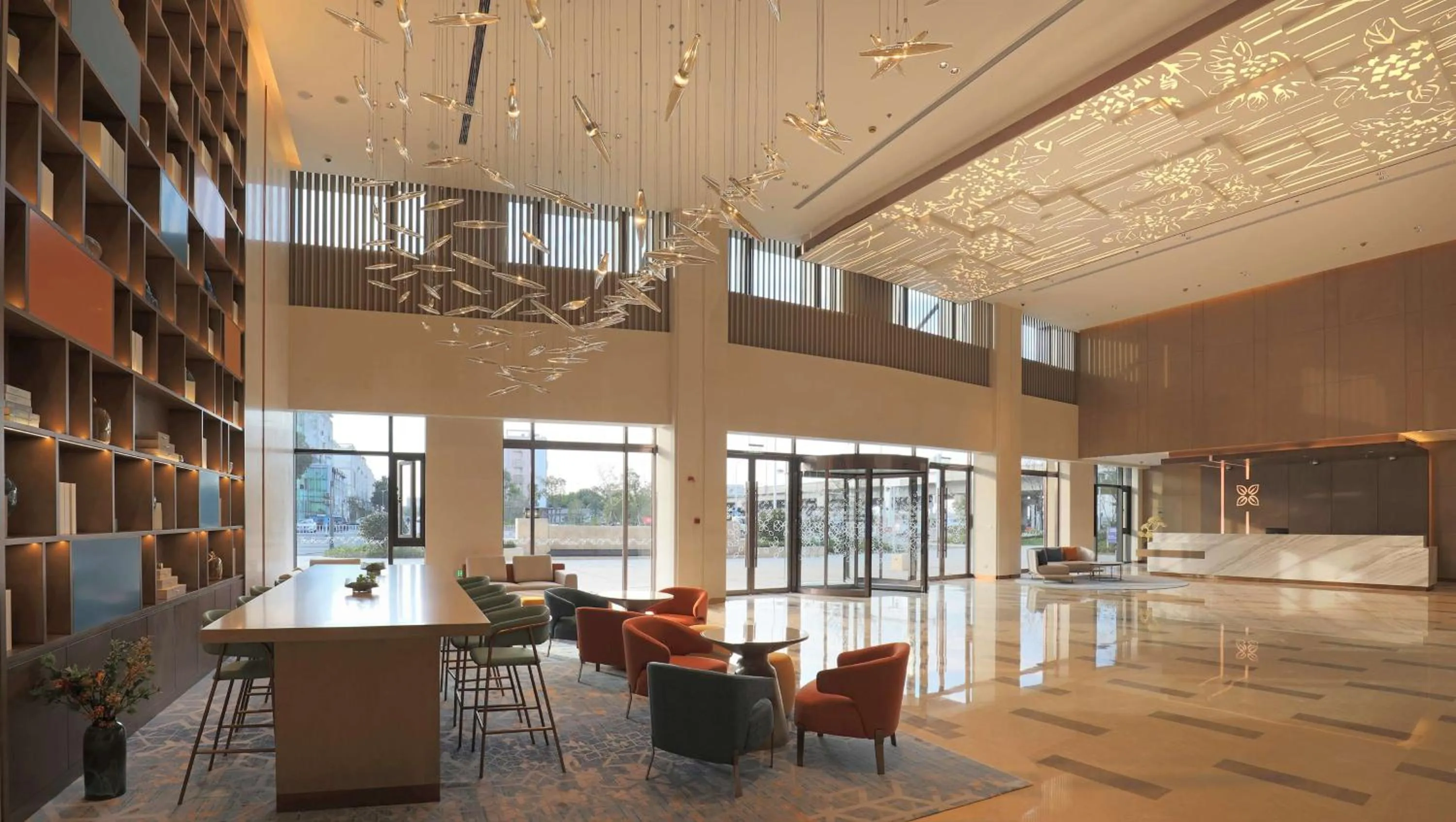 Lobby or reception in Hilton Garden Inn Changzhou Jintan