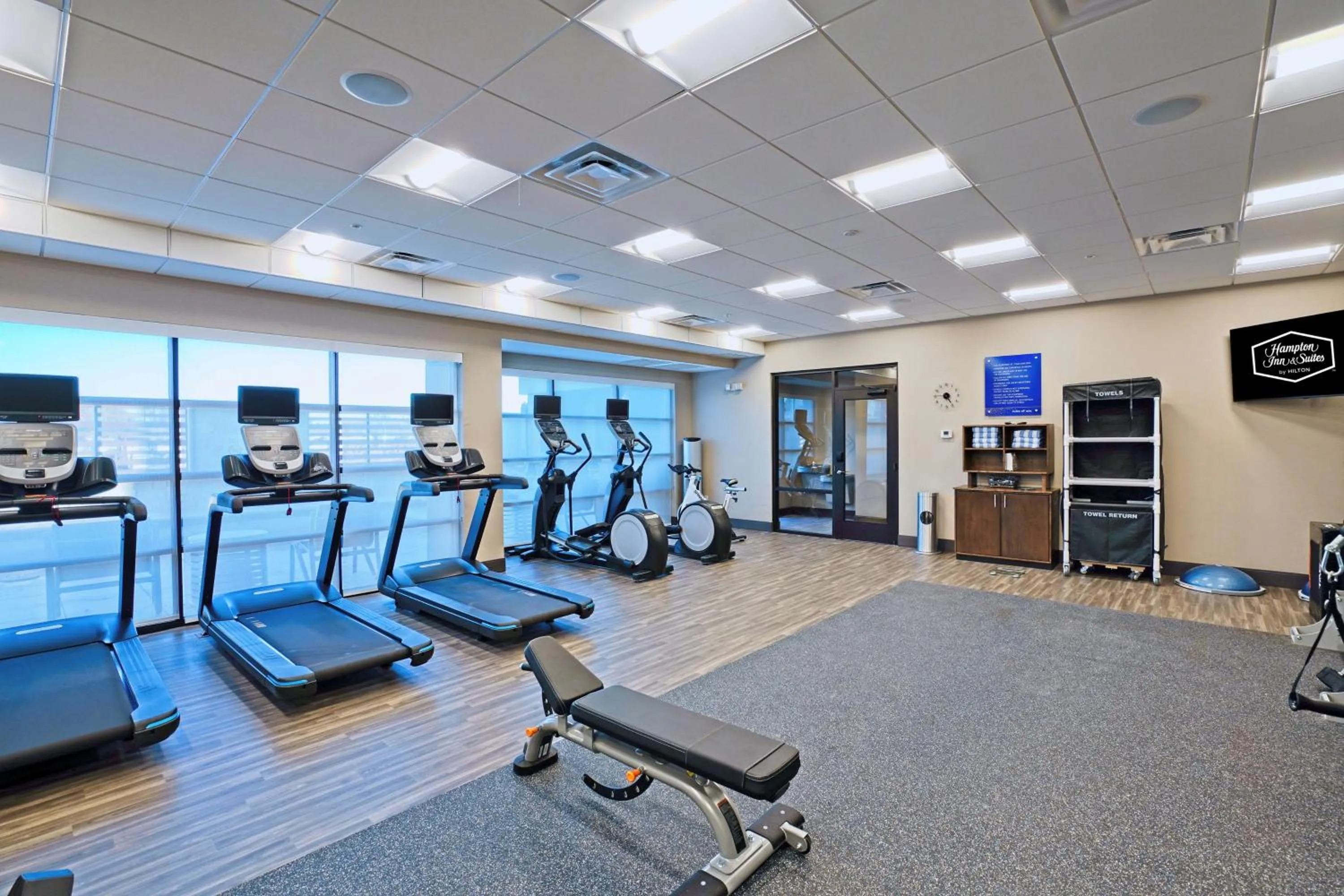 Fitness centre/facilities in Hampton Inn & Suites Lubbock University, Tx