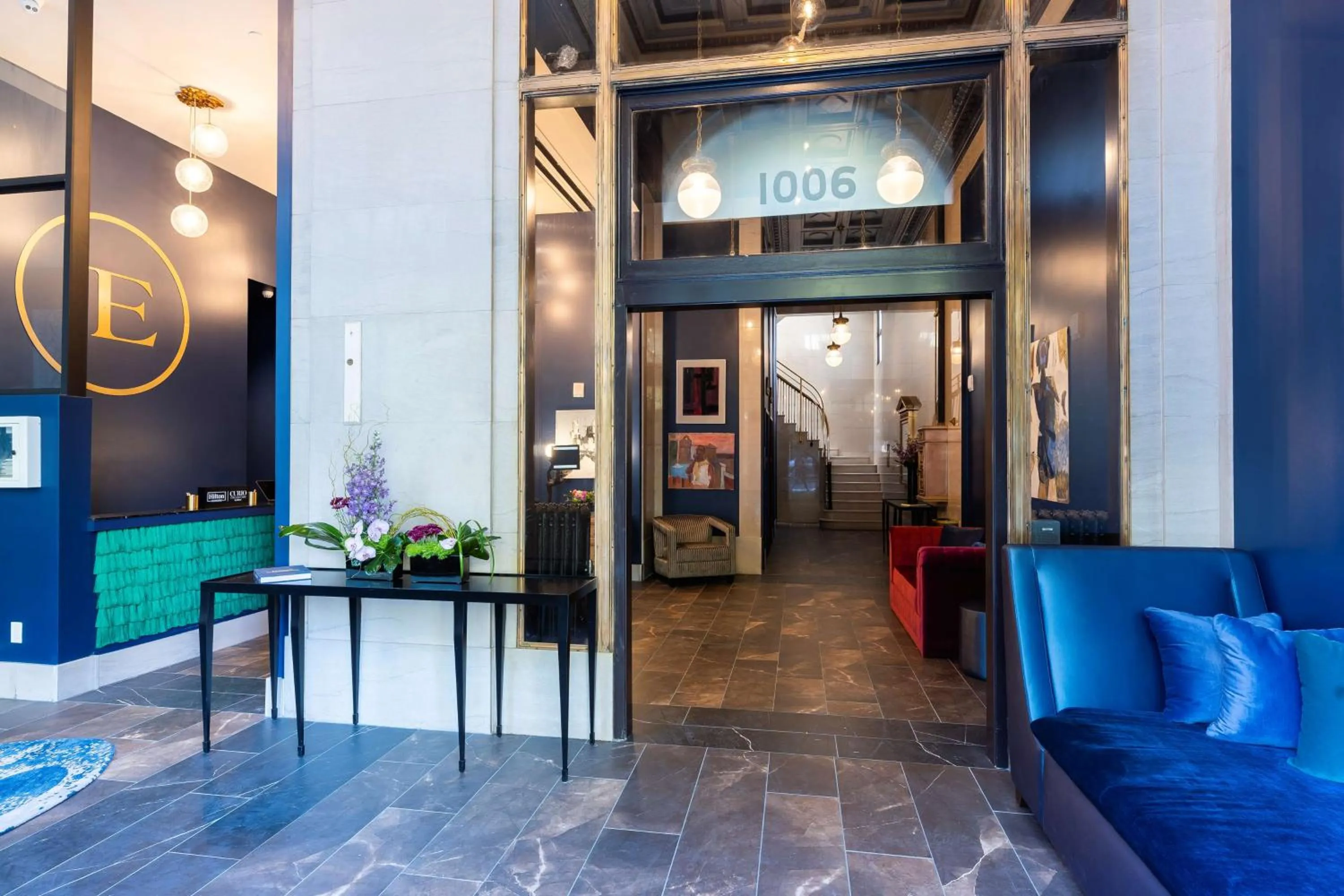 Lobby or reception in The Exchange Sacramento, Curio Collection By Hilton