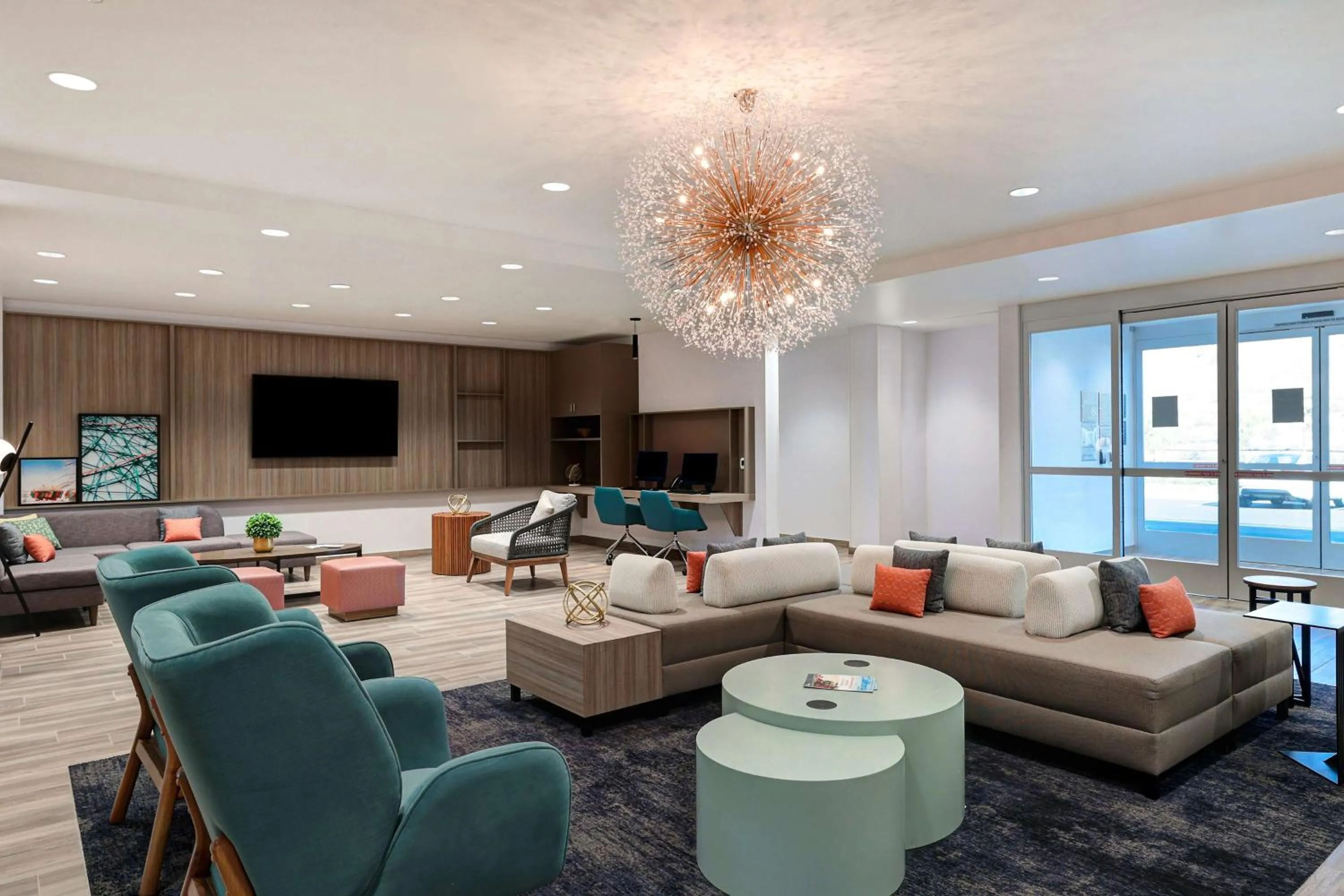 Lobby or reception in Homewood Suites By Hilton Santa Clarita/Valencia, Ca