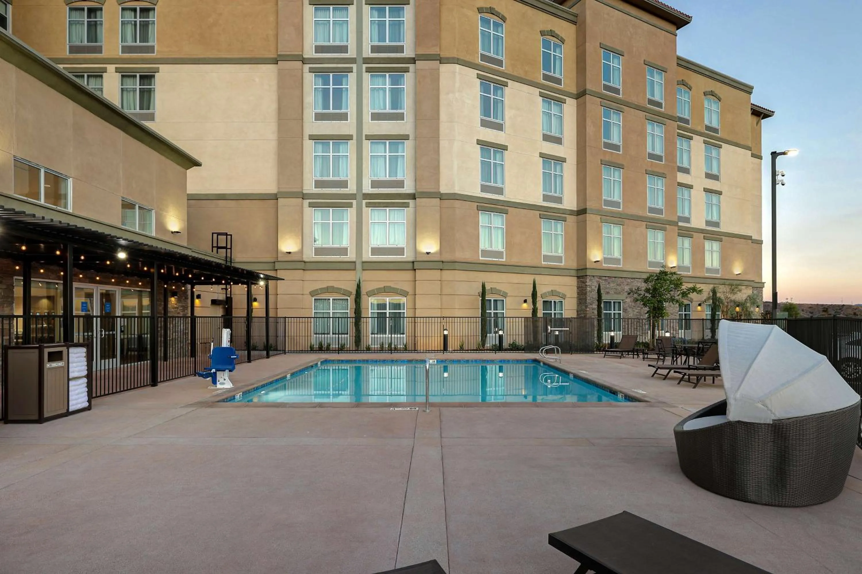 Pool view in Homewood Suites By Hilton Santa Clarita/Valencia, Ca