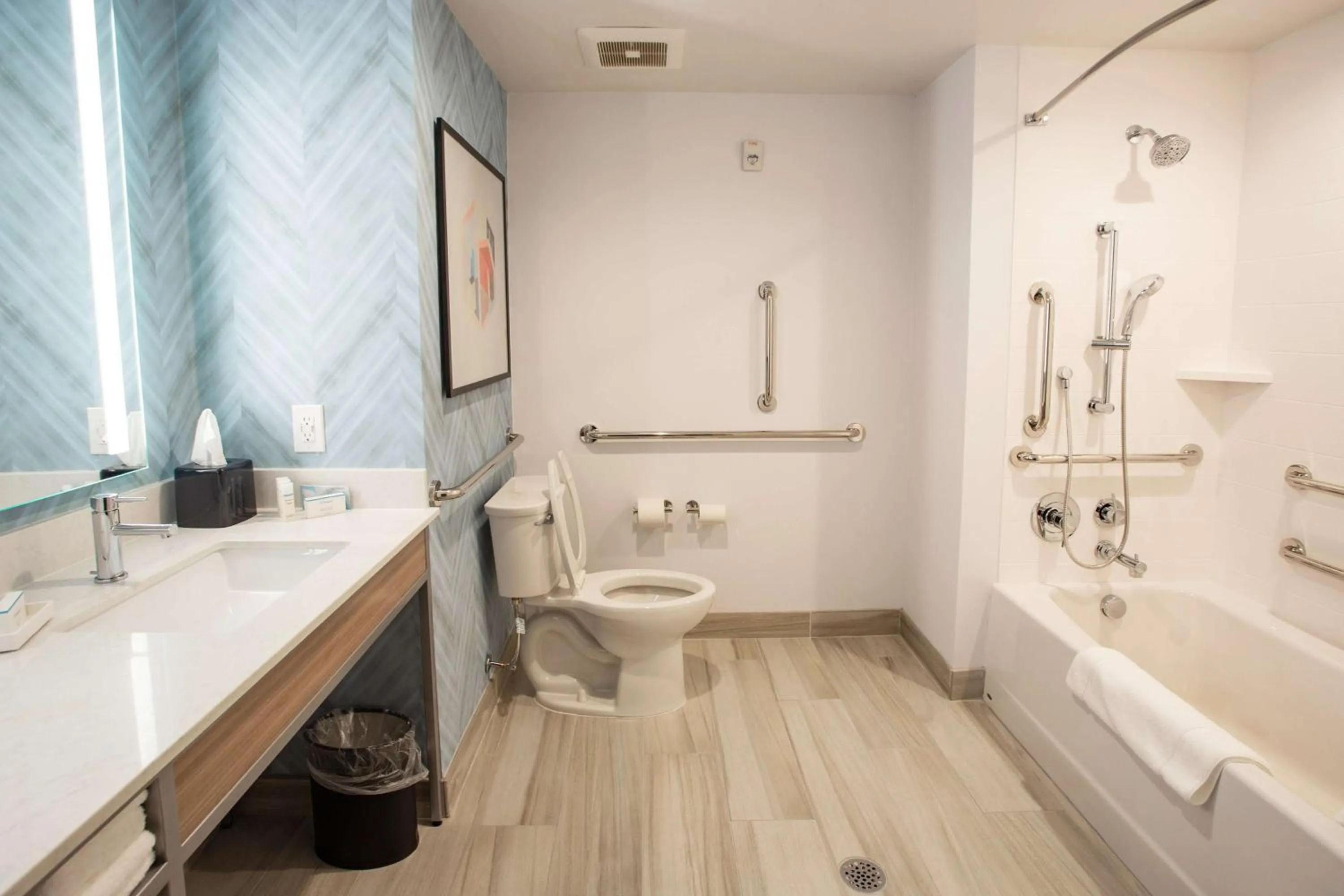 Bathroom in Hilton Garden Inn Southern Pines Pinehurst, Nc