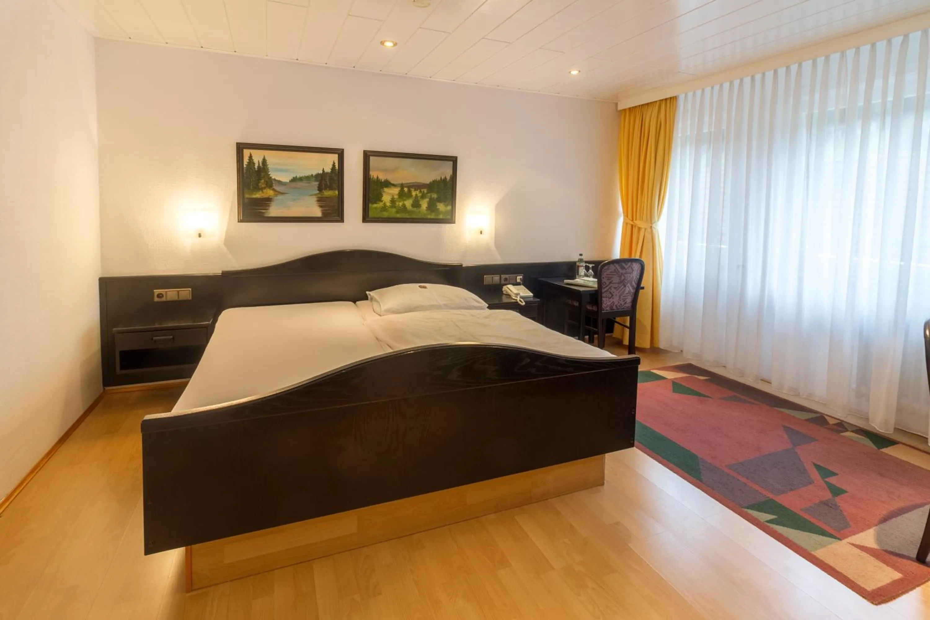 Bed in Hotel Sauerbrey