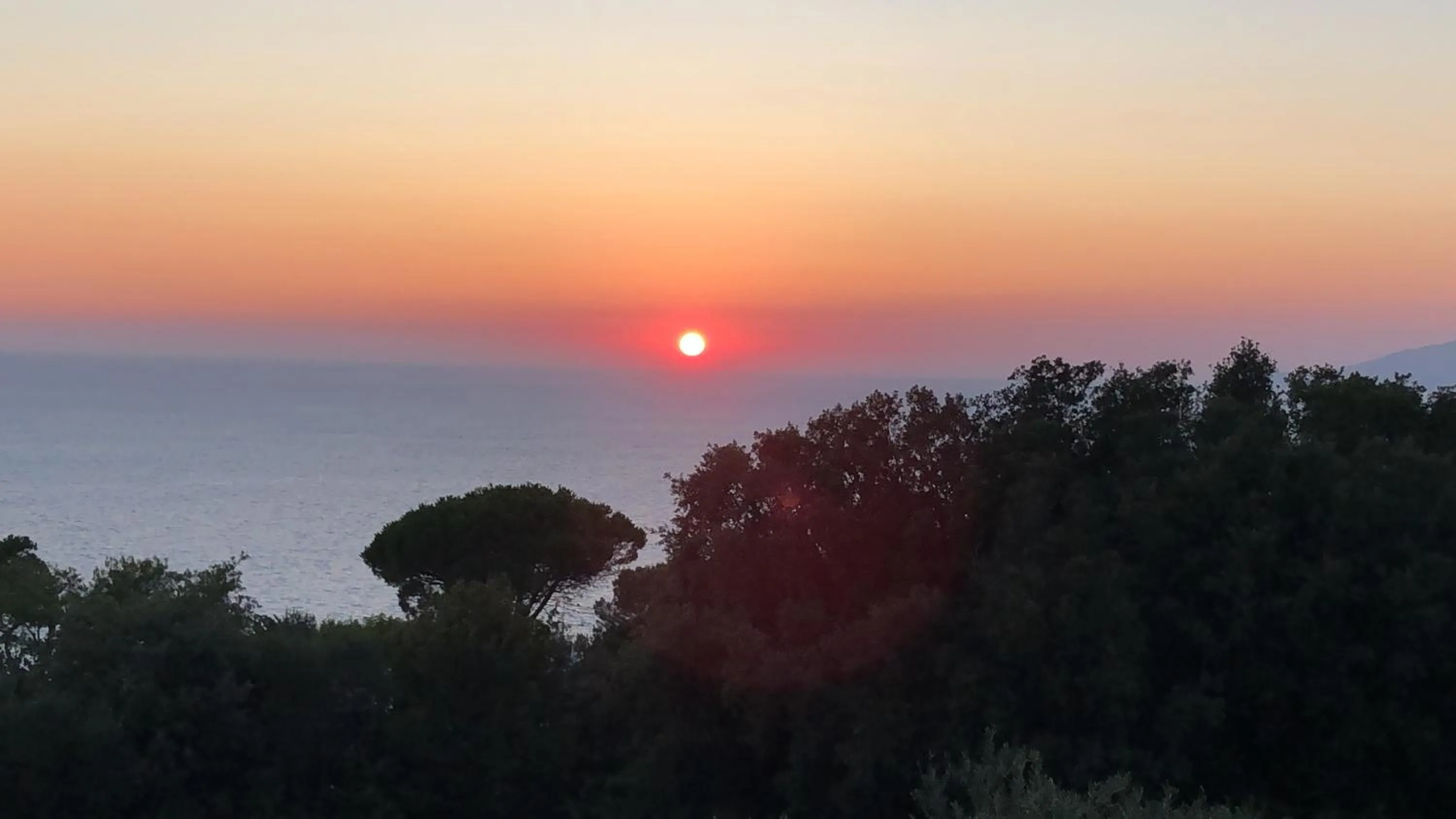 Sunset in La Draghina B&B Capri