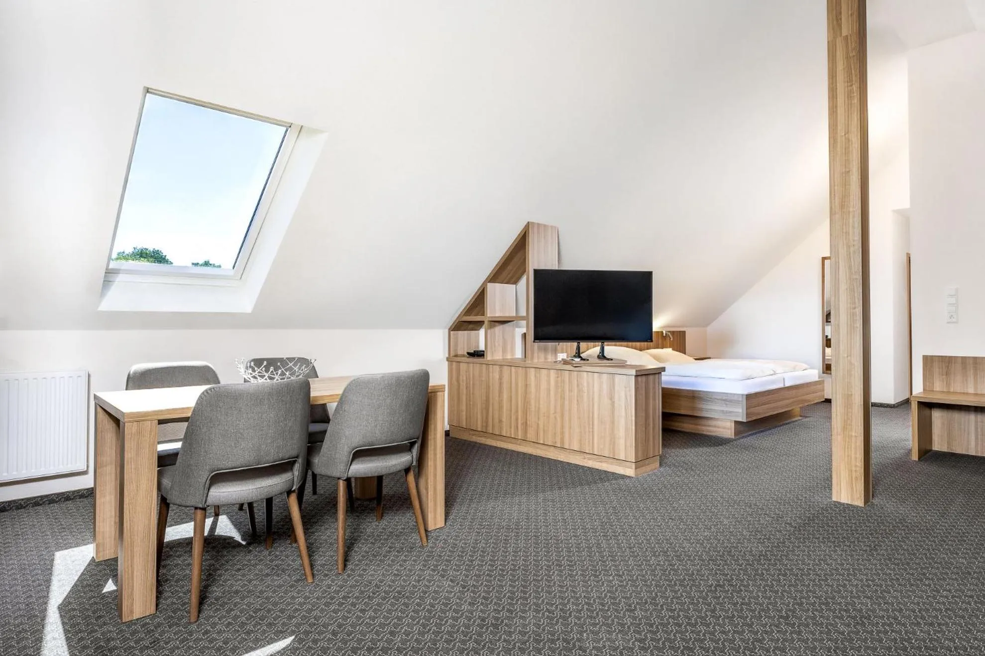 Bed in Hotel Heilemann