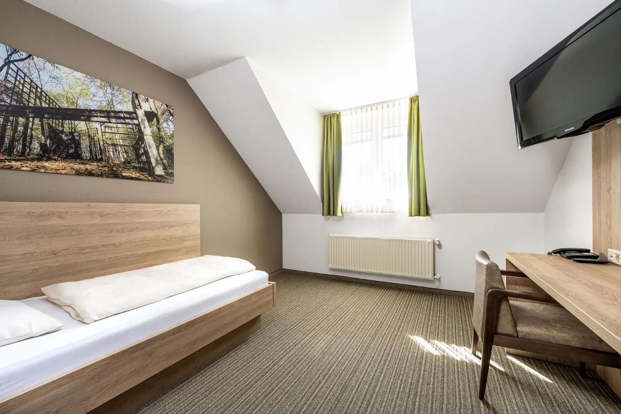 Bed in Hotel Heilemann