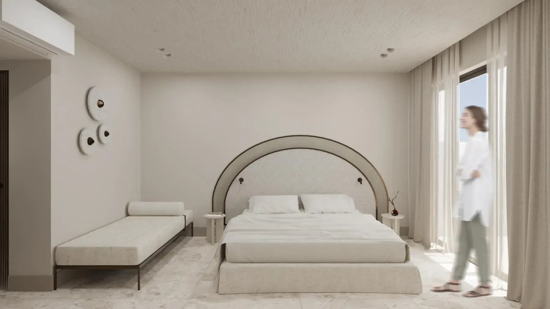 Triple Room Inland View in Atlantica Thalassa Hotel Triple Room Inland View in Atlantica Thalassa Hotel