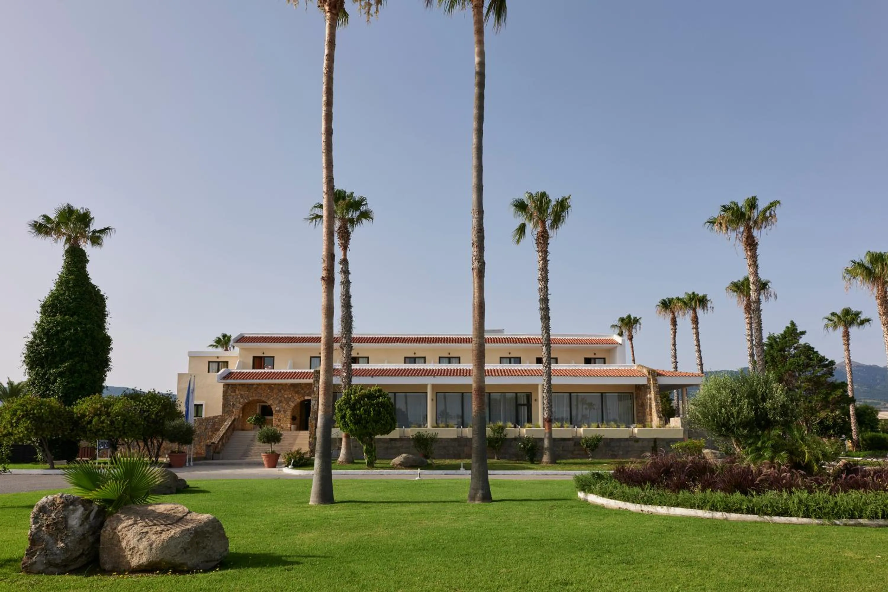 Garden in Atlantica Thalassa Hotel