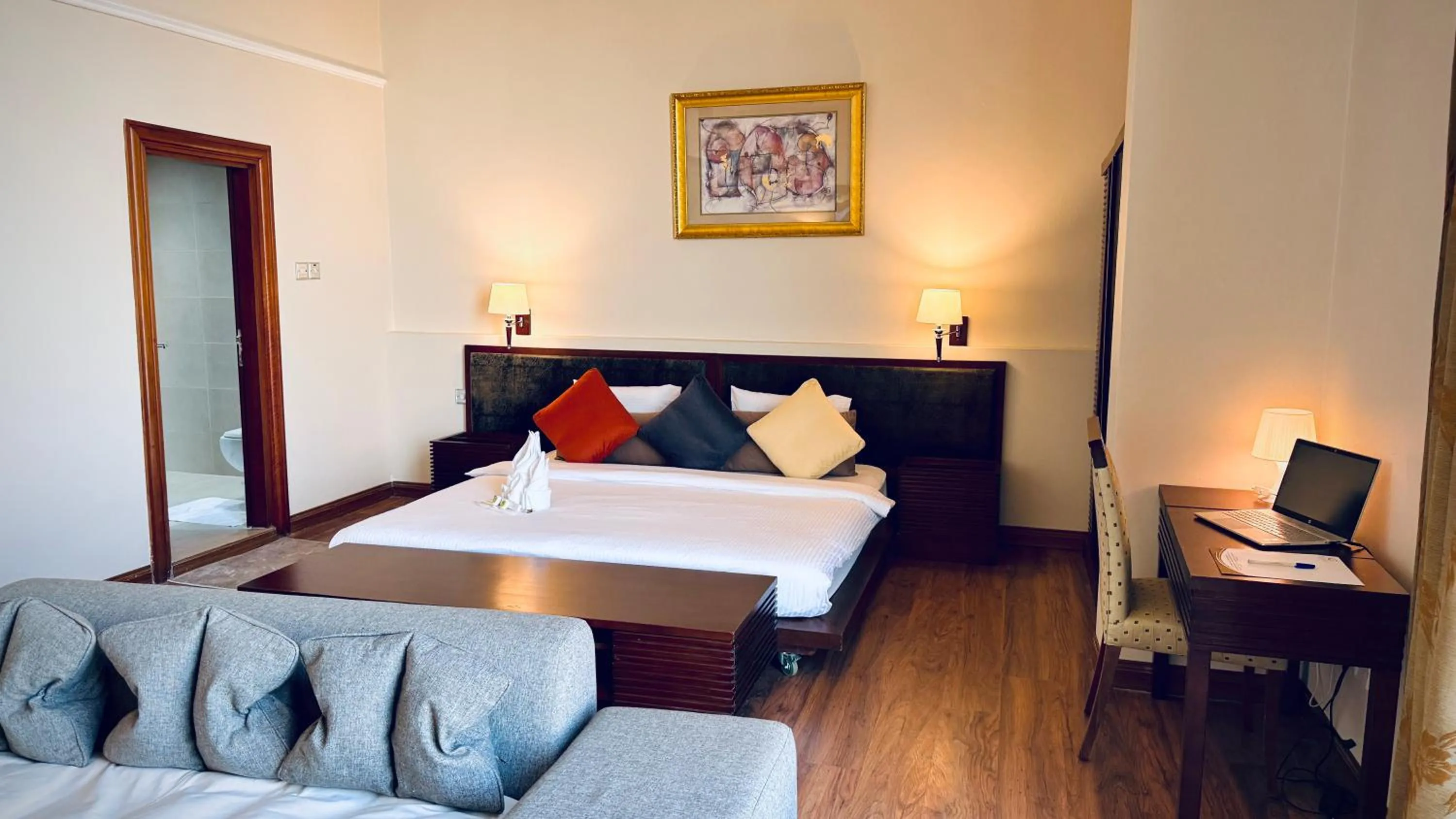 Bed in Le Jazz Hotel