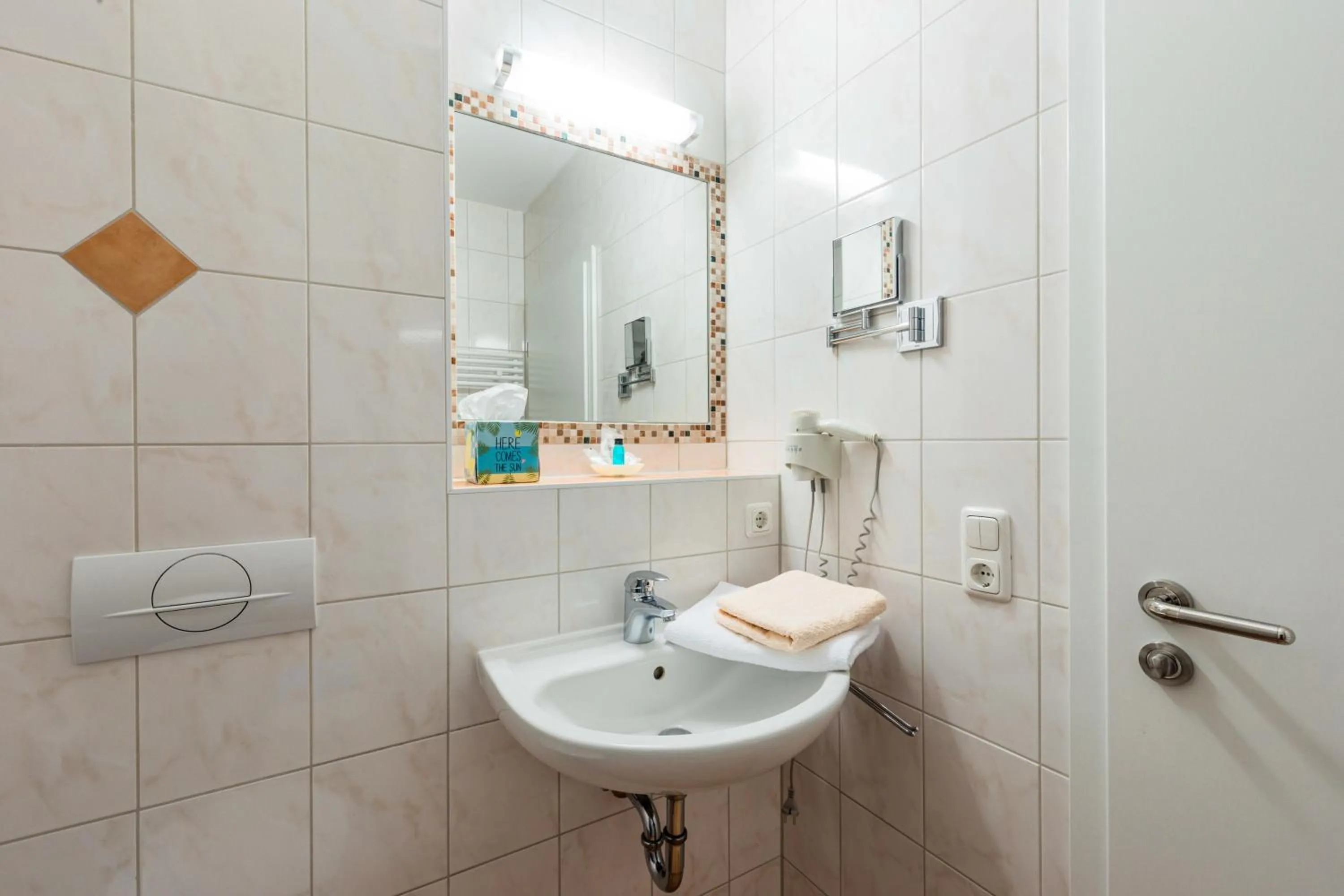 Bathroom in Gasthaus Hotel Ostermeier
