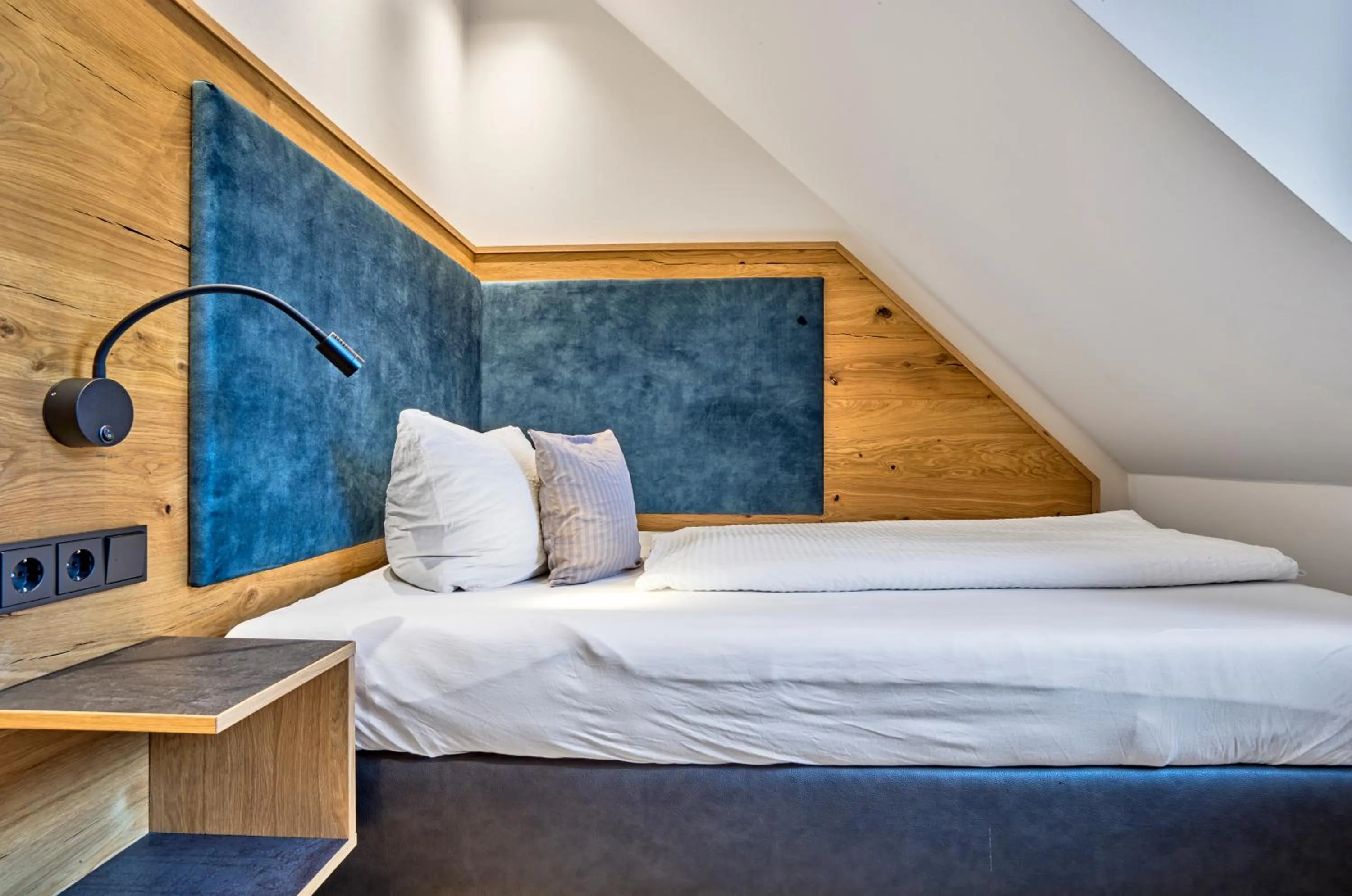 Photo of the whole room, Bed in Gasthaus Hotel Ostermeier