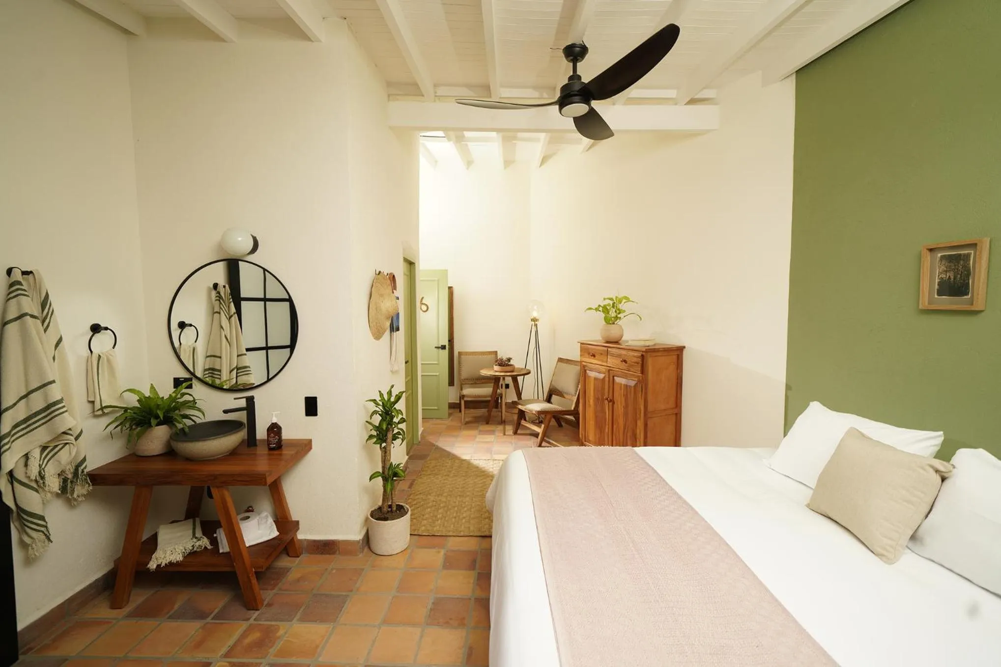 Bed in Hotel Quinta Ladera