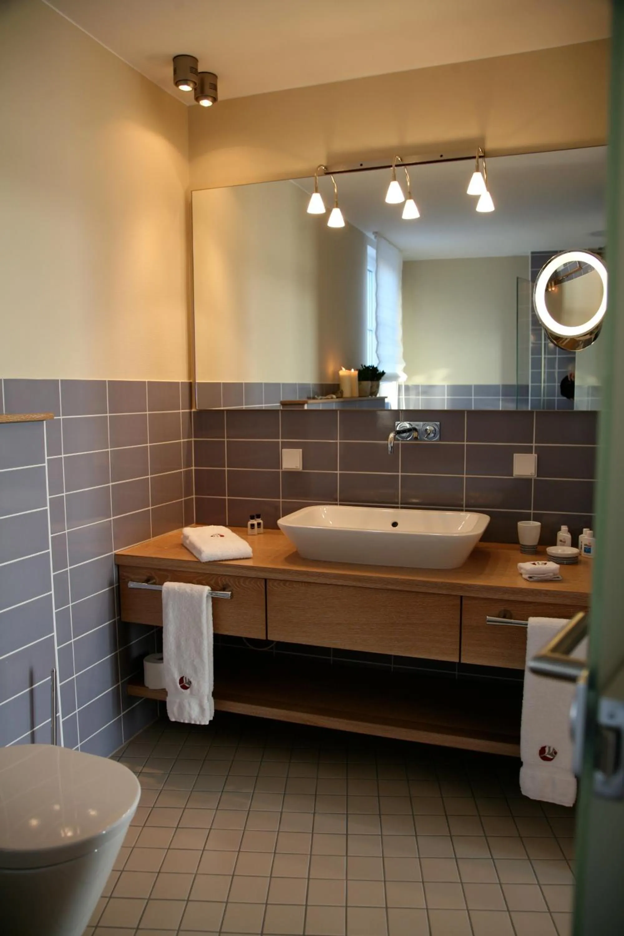 Toilet in Strand-Hotel Seenelke